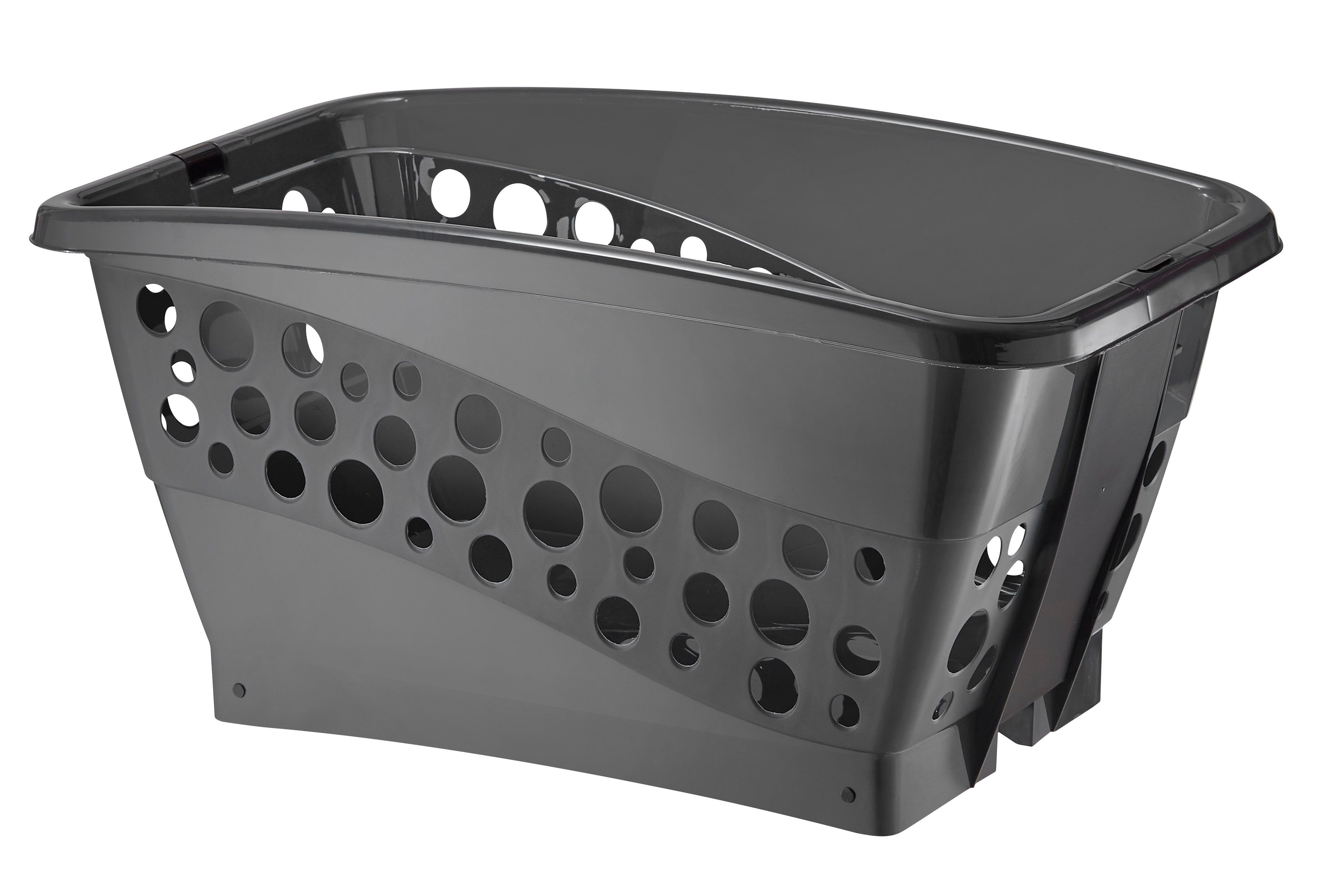 Gardissimo Wäschekorb Wäschewanne mit Beinen Black günstig online kaufen