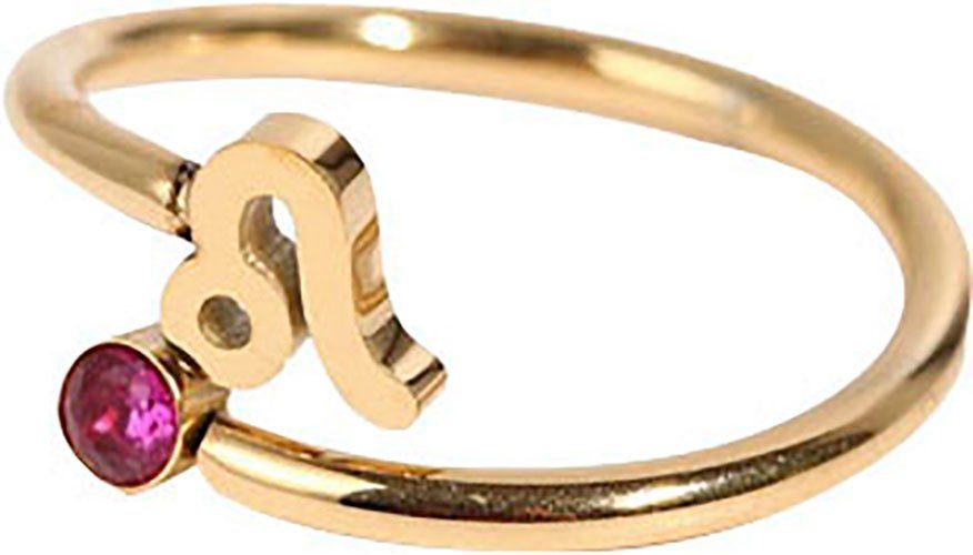 Firetti Fingerring Schmuck Geschenk Damenring Sternzeichen, Made in Germany - mit Zirkonia (synth)