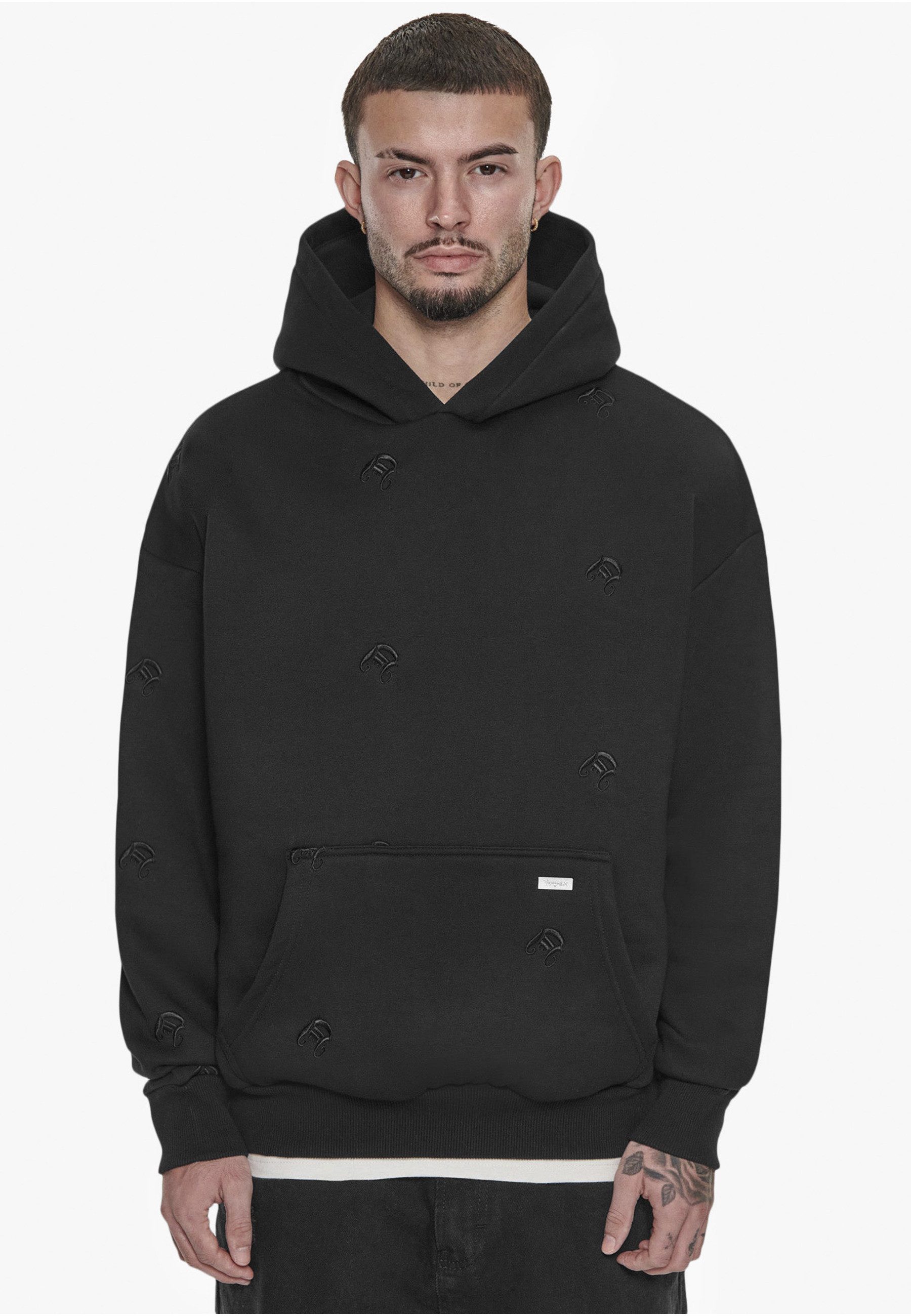 Dropsize Kapuzenpullover Dropsize Herren Dropsize Heavy Oversize Allover Embo Hoodie (1-tlg)