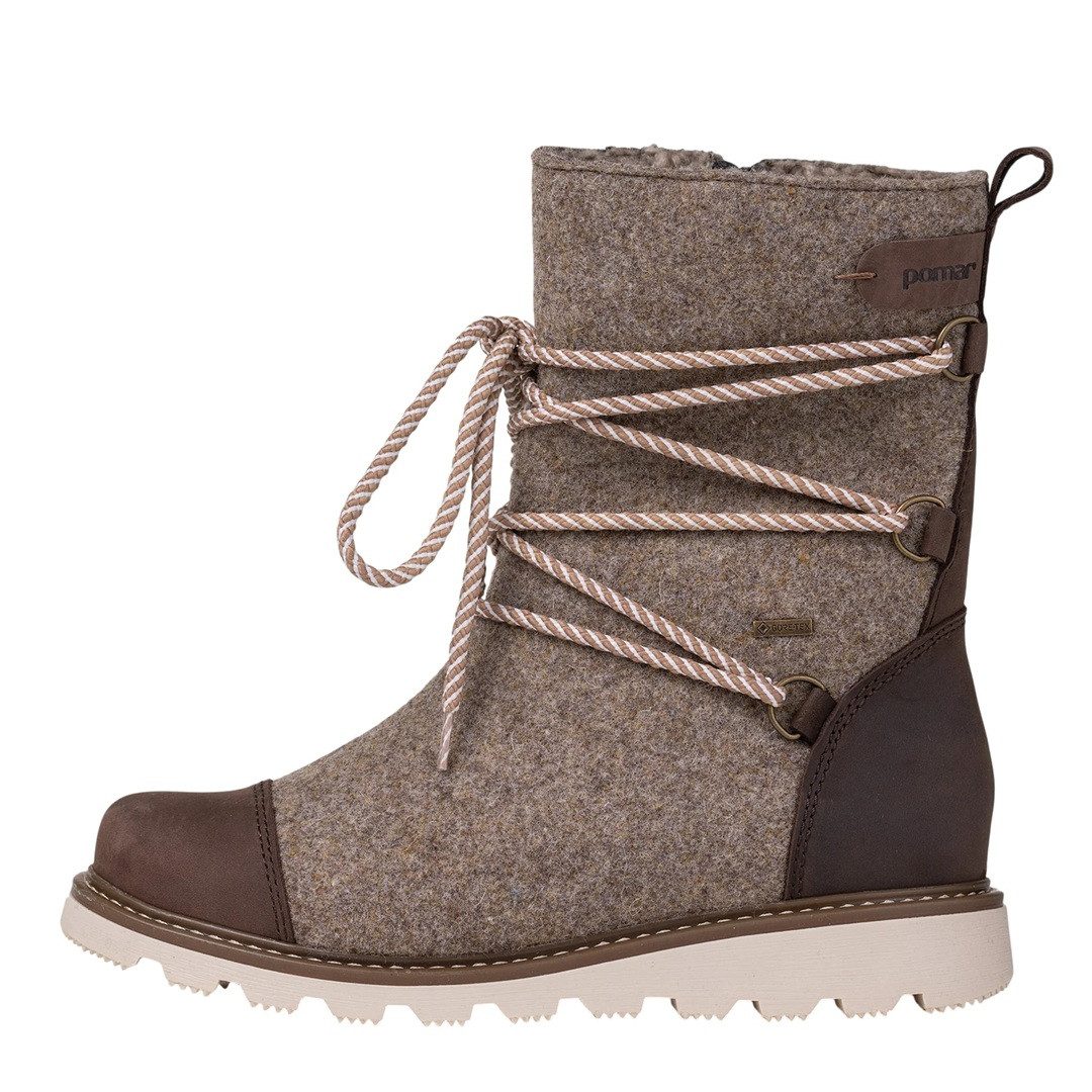 Pomar Posio GTX (Filzstiefel, wasserdicht, extrem warm) sandbraun Damen Win günstig online kaufen