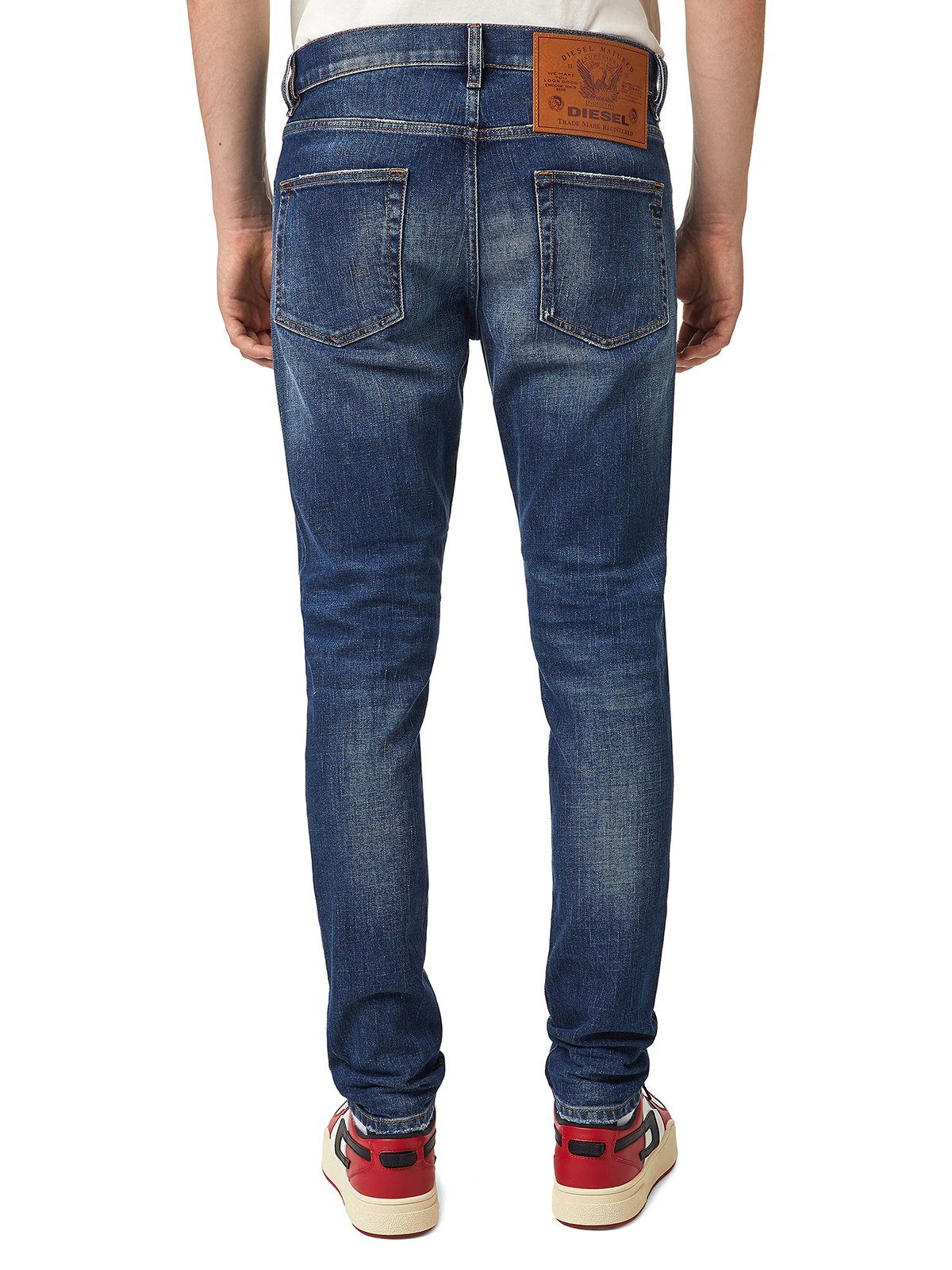 Diesel Slim-fit-Jeans Stretch Hose 09A92 D-Strukt 