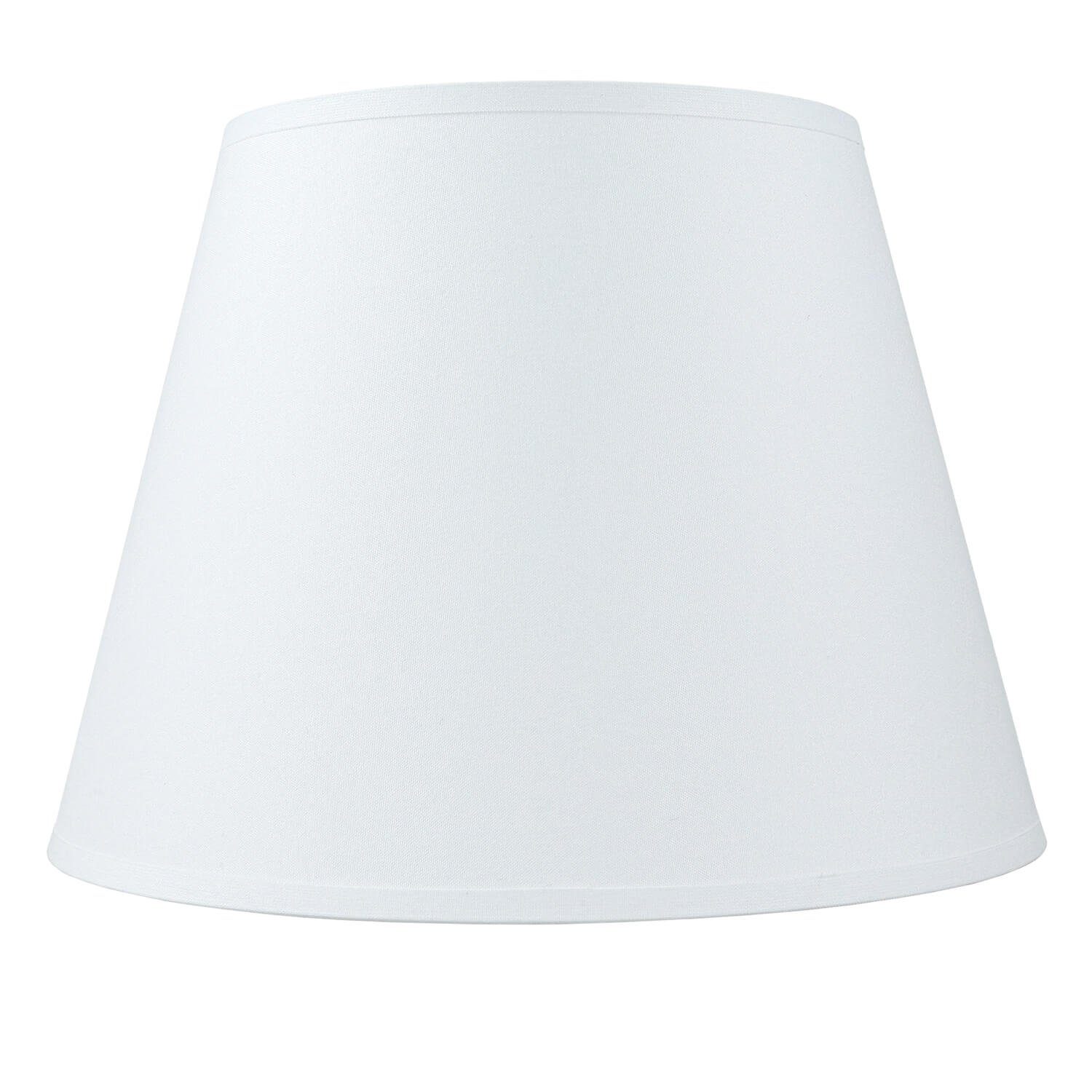 Licht-Erlebnisse Lampenschirm WILLOW, Stoffschirm für Tischleuchte Tischlampe E14 konisch Ø 25 cm Weiß. € 24,95