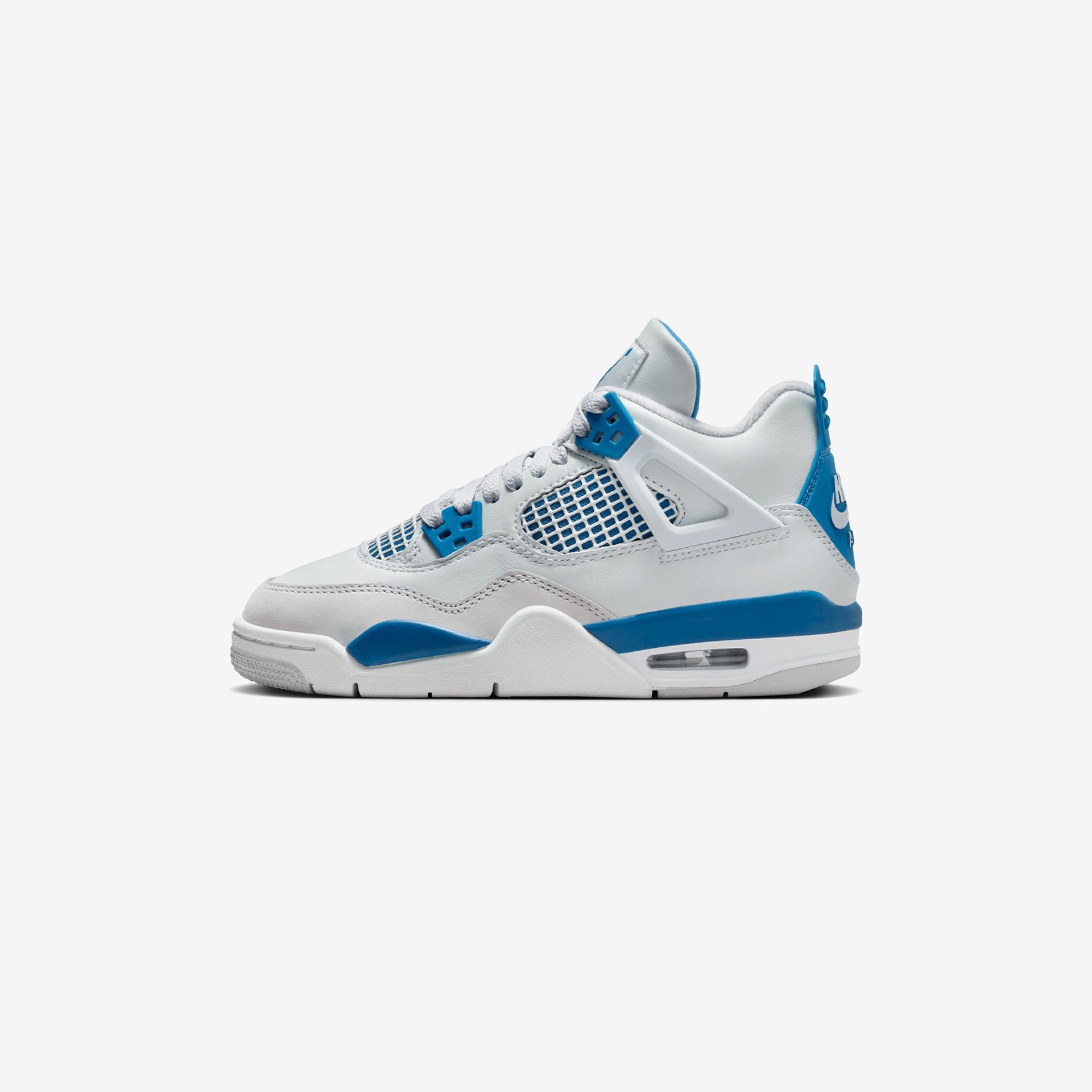 Sneakers Nike Air Jordan 4 Retro Military Blue Neutral Grey (GS) - Größe EUR 36 Sneaker limitierte Auflage