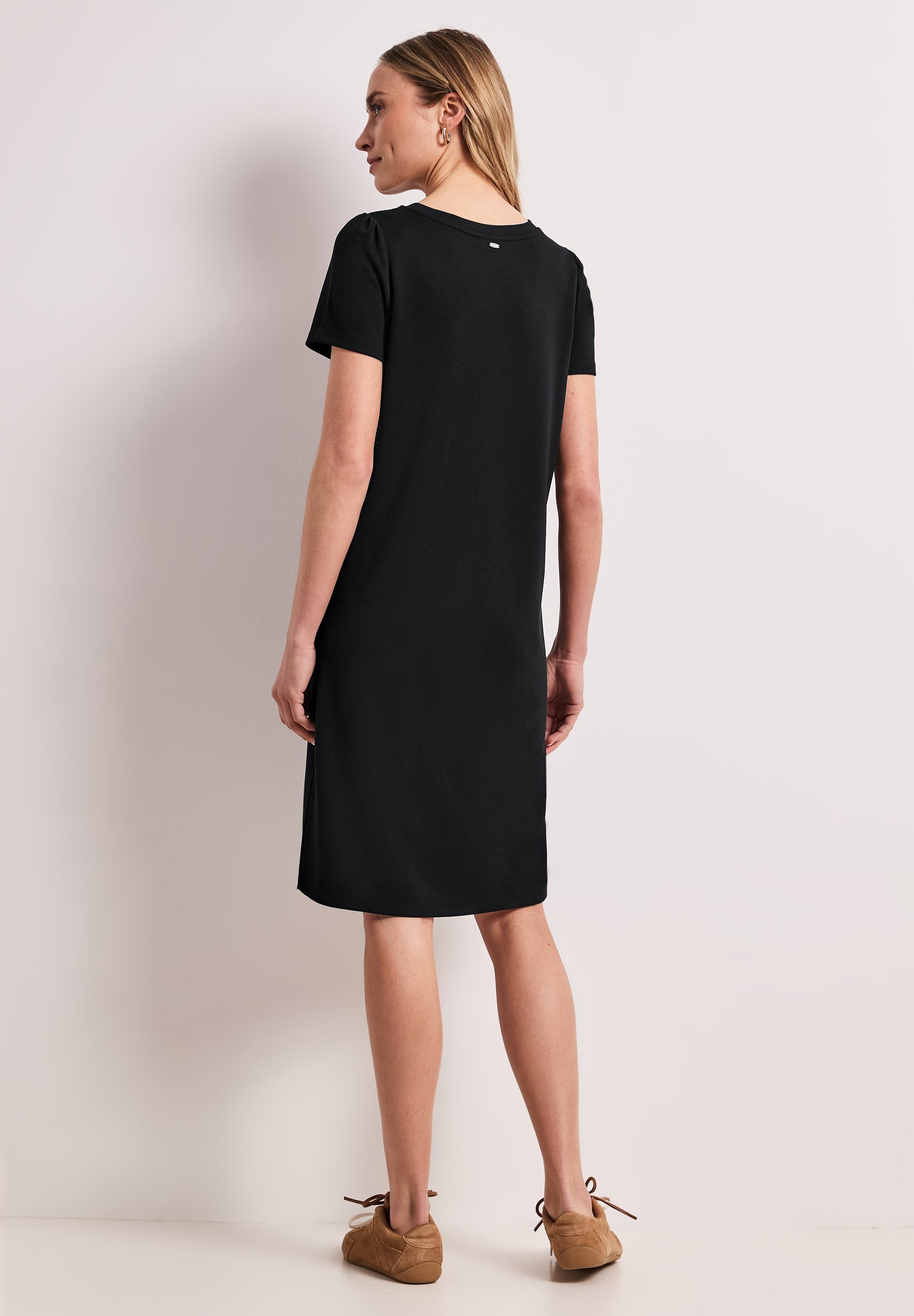 STREET ONE Midikleid mit Rundhalsausschnitt