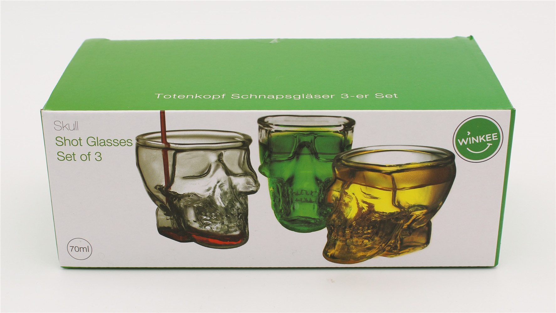Schnapsglas Totenkopf-Form Skull