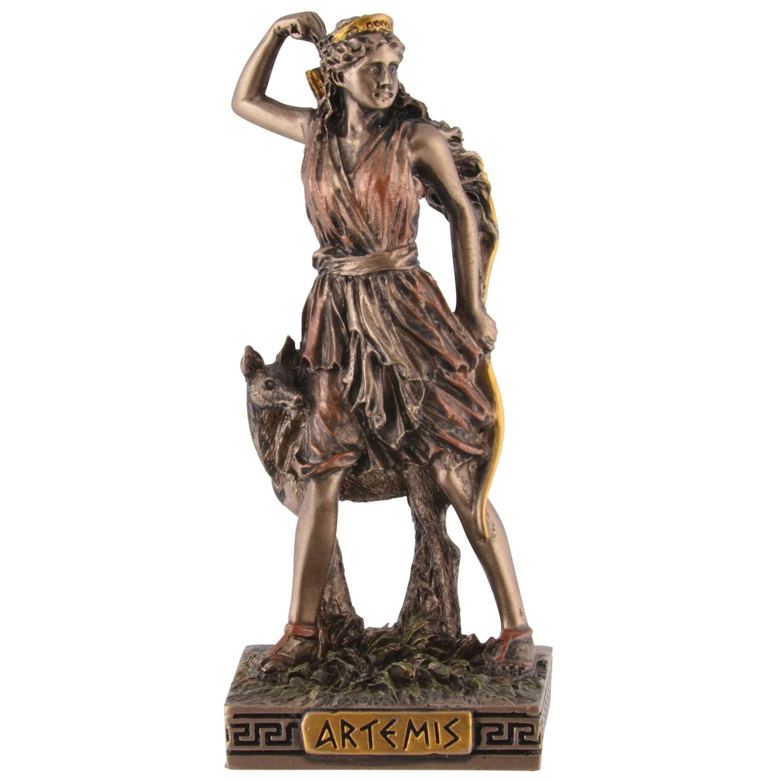 Vogler Dekofigur Artemis Figur Miniatur griechische Göttin der Jagd 9 cm von Veronese