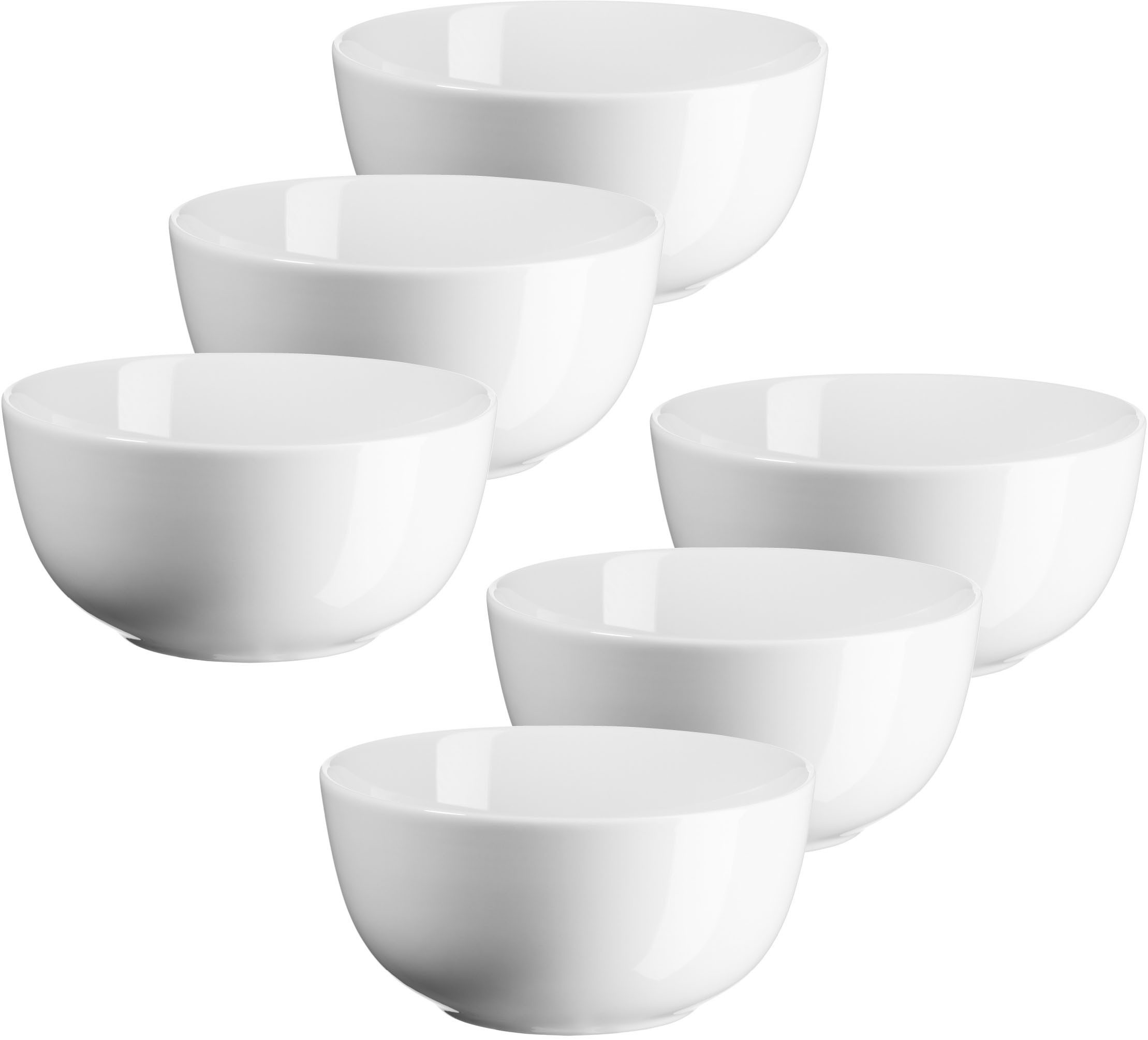 MÄSER Müslischüssel BARCA, Schüssel Set, Porzellan, Porzellan, (4-tlg)