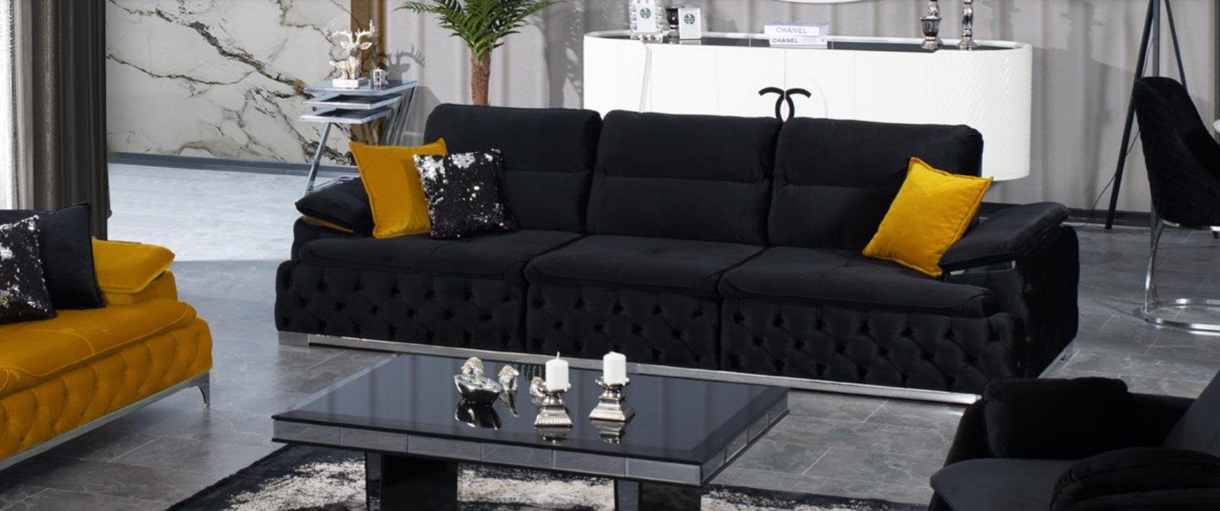 JVmoebel Sofa Italienischer Stil Sofa Polsterung Couch 4 Sitzer Sofas Möbel Couchen