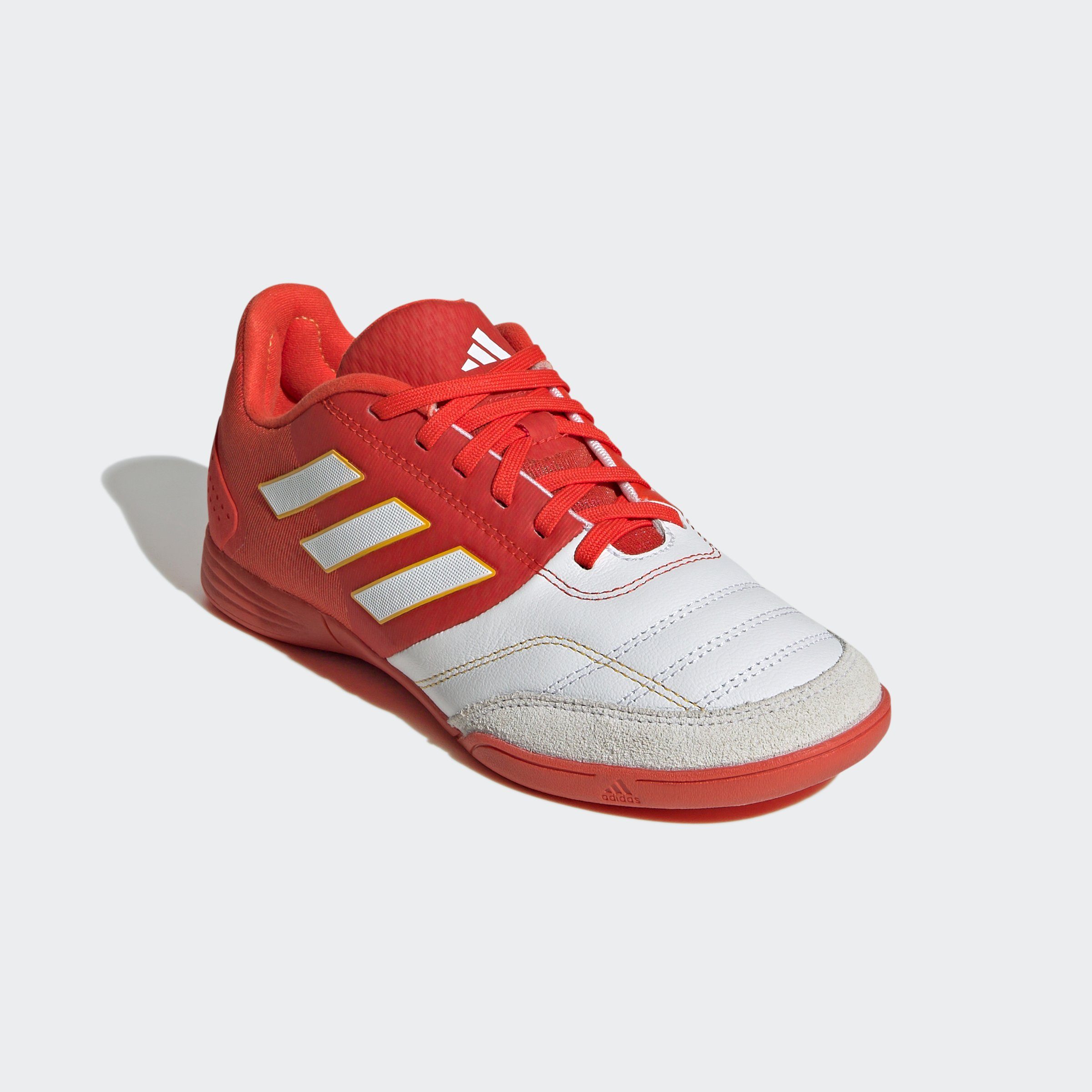 adidas Performance TOP SALA COMPETITION J Fußballschuh orange-weiß | Hallenfußballschuhe