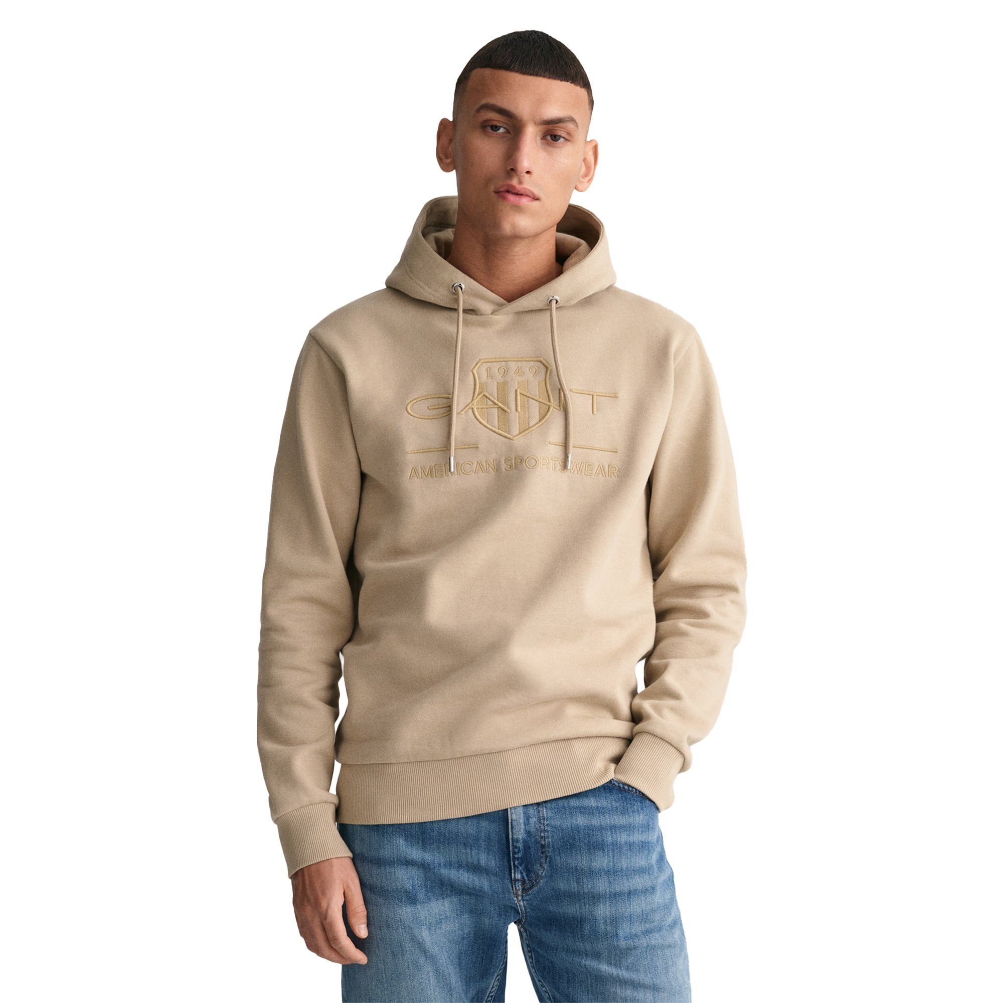Gant Sweatshirt Herren Sweatshirt Baumwolle günstig online kaufen