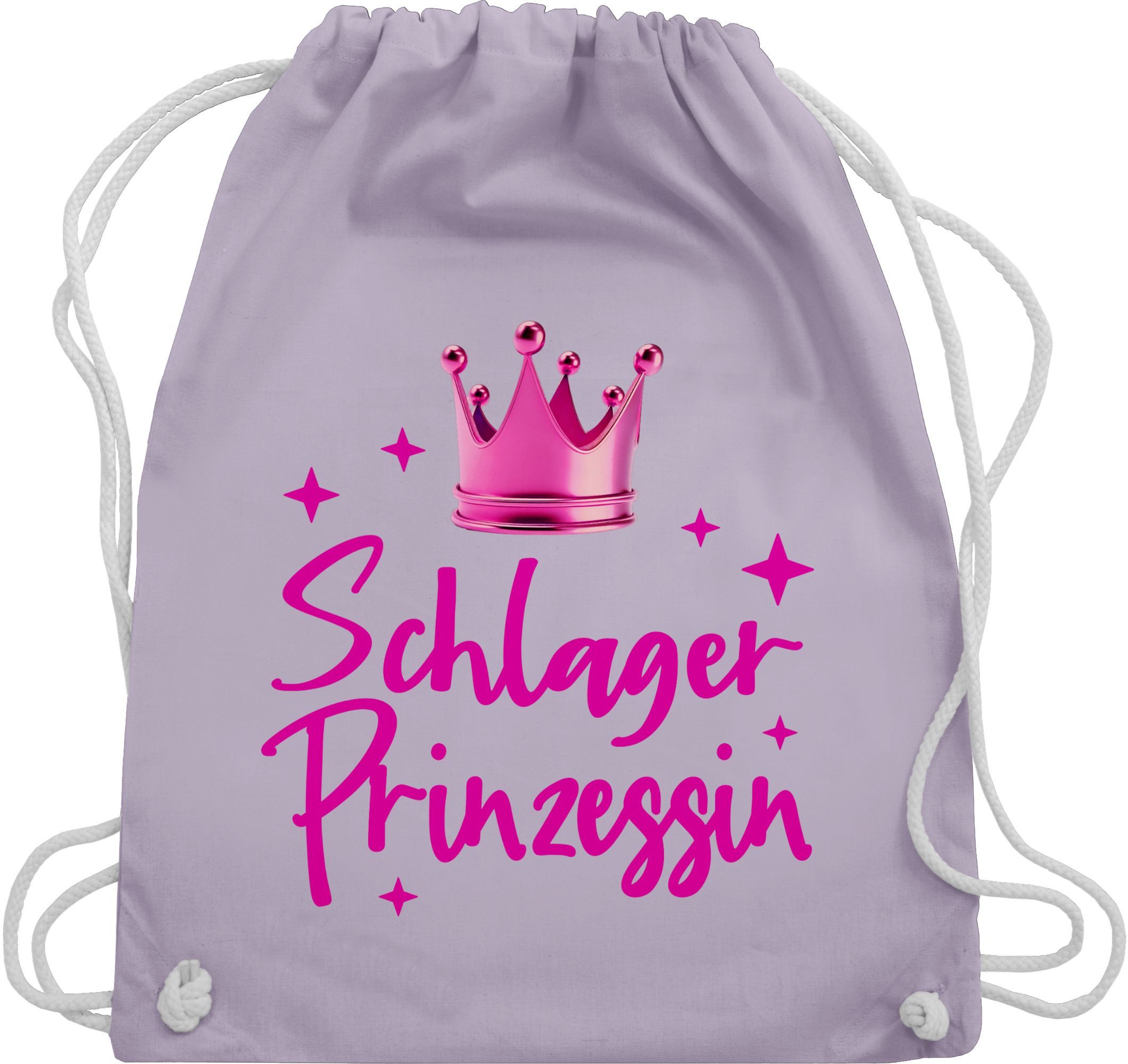 Shirtracer Turnbeutel Schlager Prinzessin - Konzert Volksmusik Schlagerparty, Schlager Party Outfit