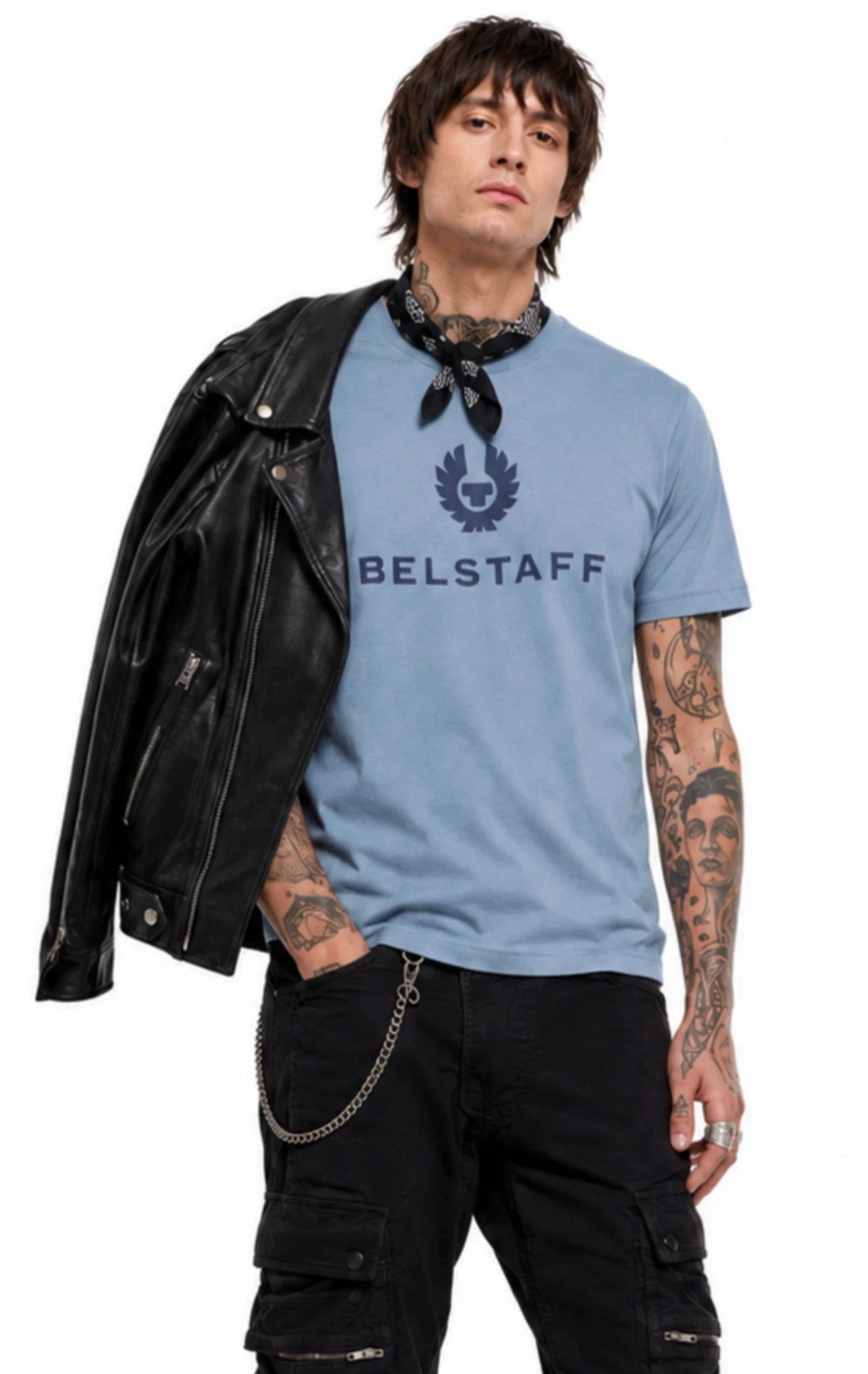 Belstaff T-Shirt Herren Signature Regular Cut Phoenix Logo Tee