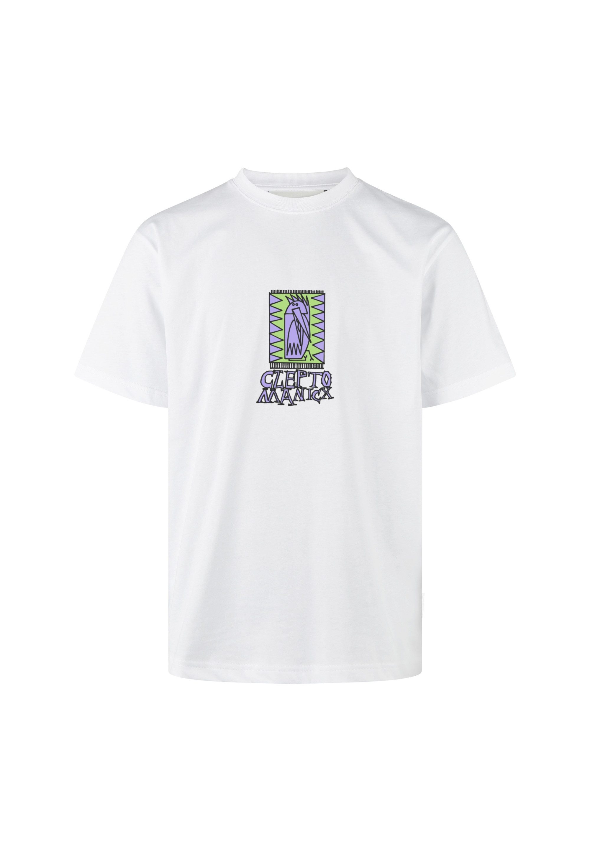 Cleptomanicx T-Shirt Hello mit lässigem Frontprint