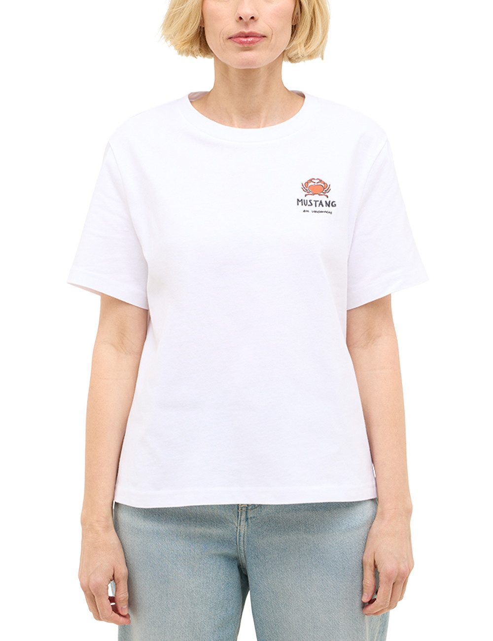 MUSTANG Kurzarmshirt Damen Style Monroe günstig online kaufen