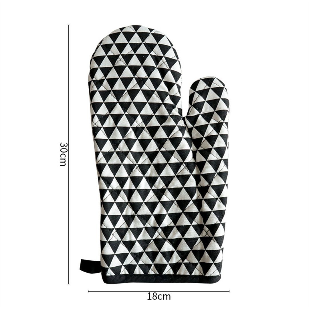 Ofenhandschuhe UG isolierte L.Ru Topfhandschuhe (1-tlg), Backhandschuhe, Mikrowellenhandschuhe, Handschuhe,