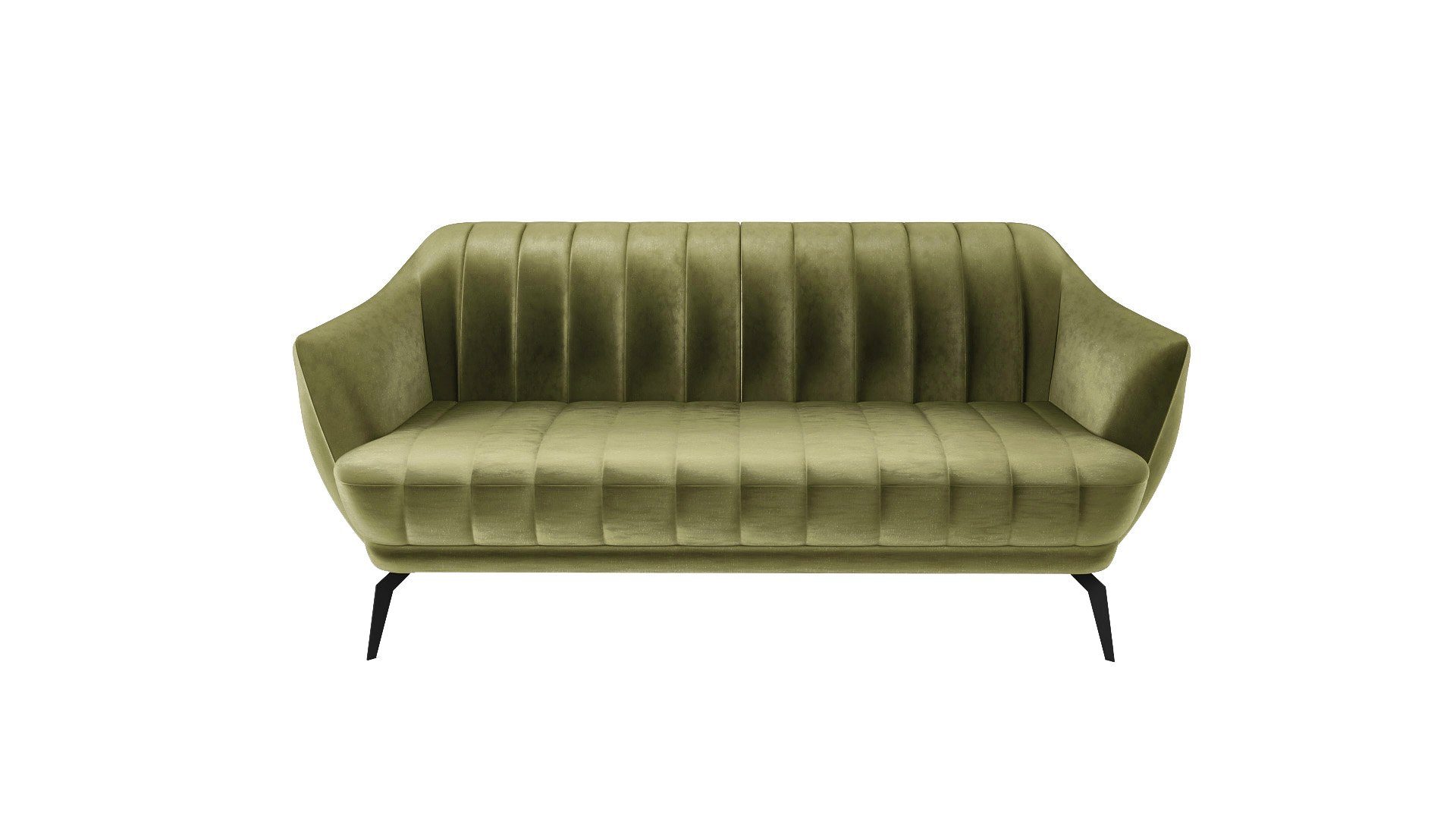- Modernes 2-Sitzer Sofa Fore 2-Sitzer 2 Siblo Elegantes Grün - Sofa Sofa Zweisitzer