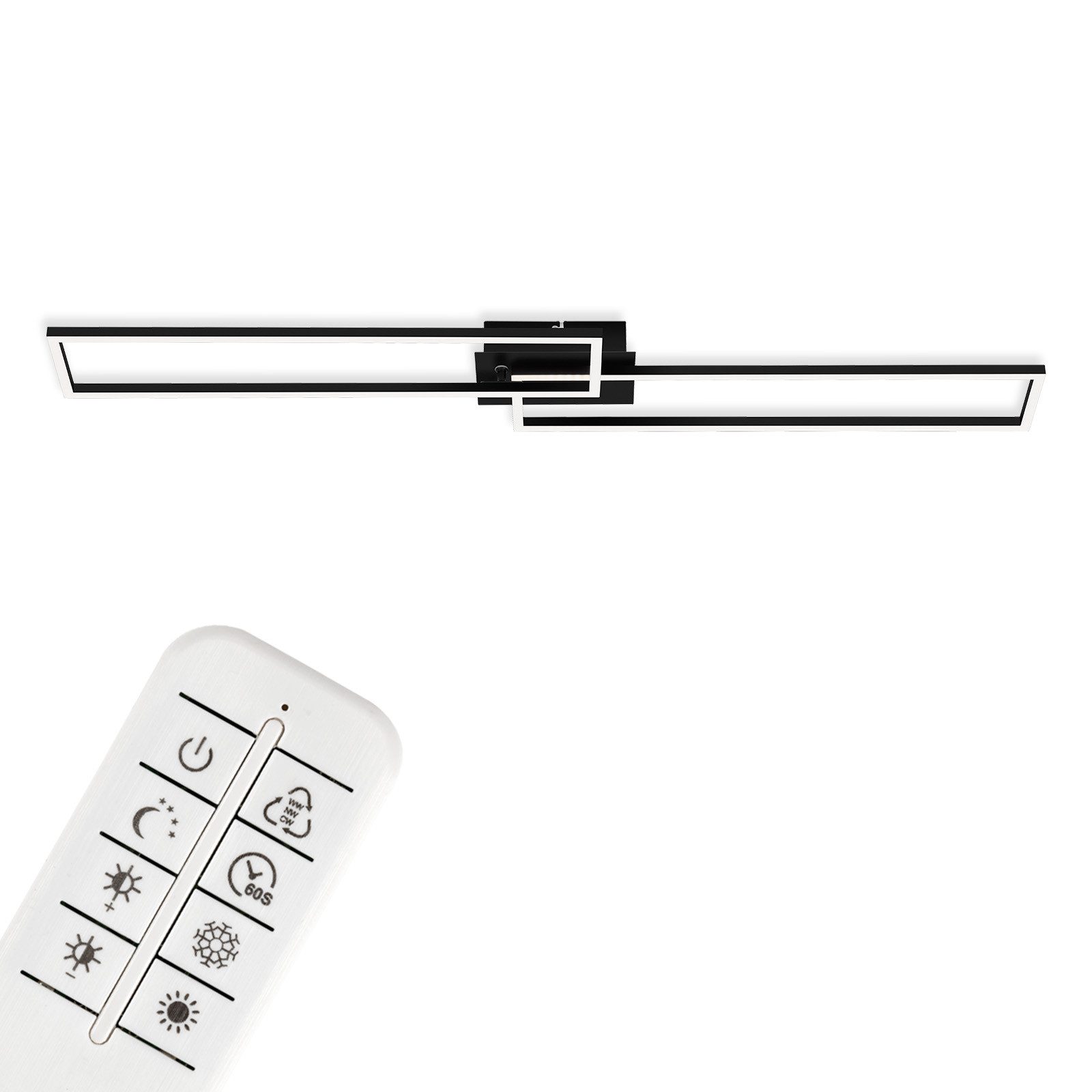 Briloner Leuchten Deckenleuchte LED Deckenlampe CCT stufenlos dimmbar Fernb günstig online kaufen