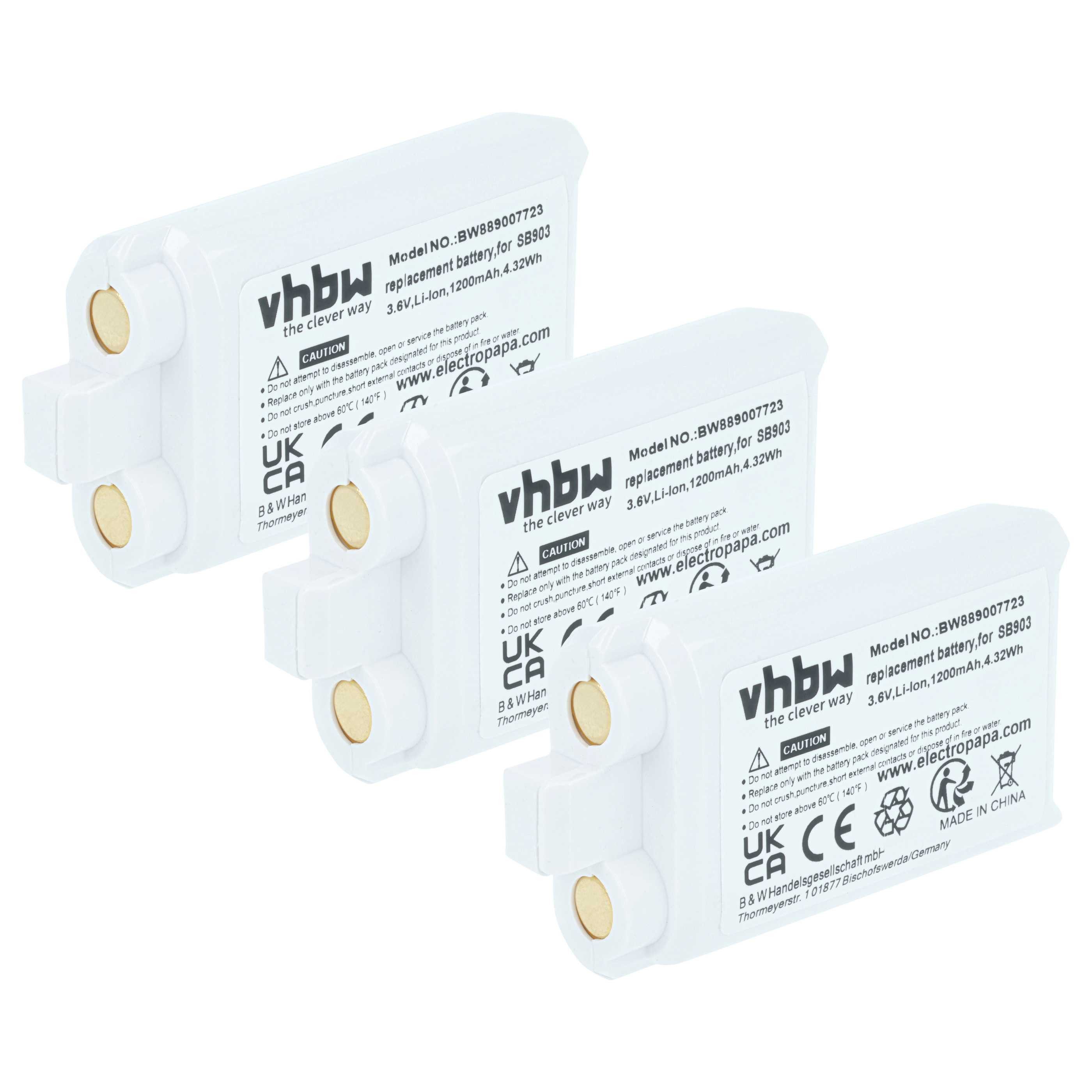 vhbw Küchenmaschinen-Adapter Akku Ersatz für Shure SB903 für Digitales Funksystem, Taschensender, Zubehör für Taschensender Shure SB903
