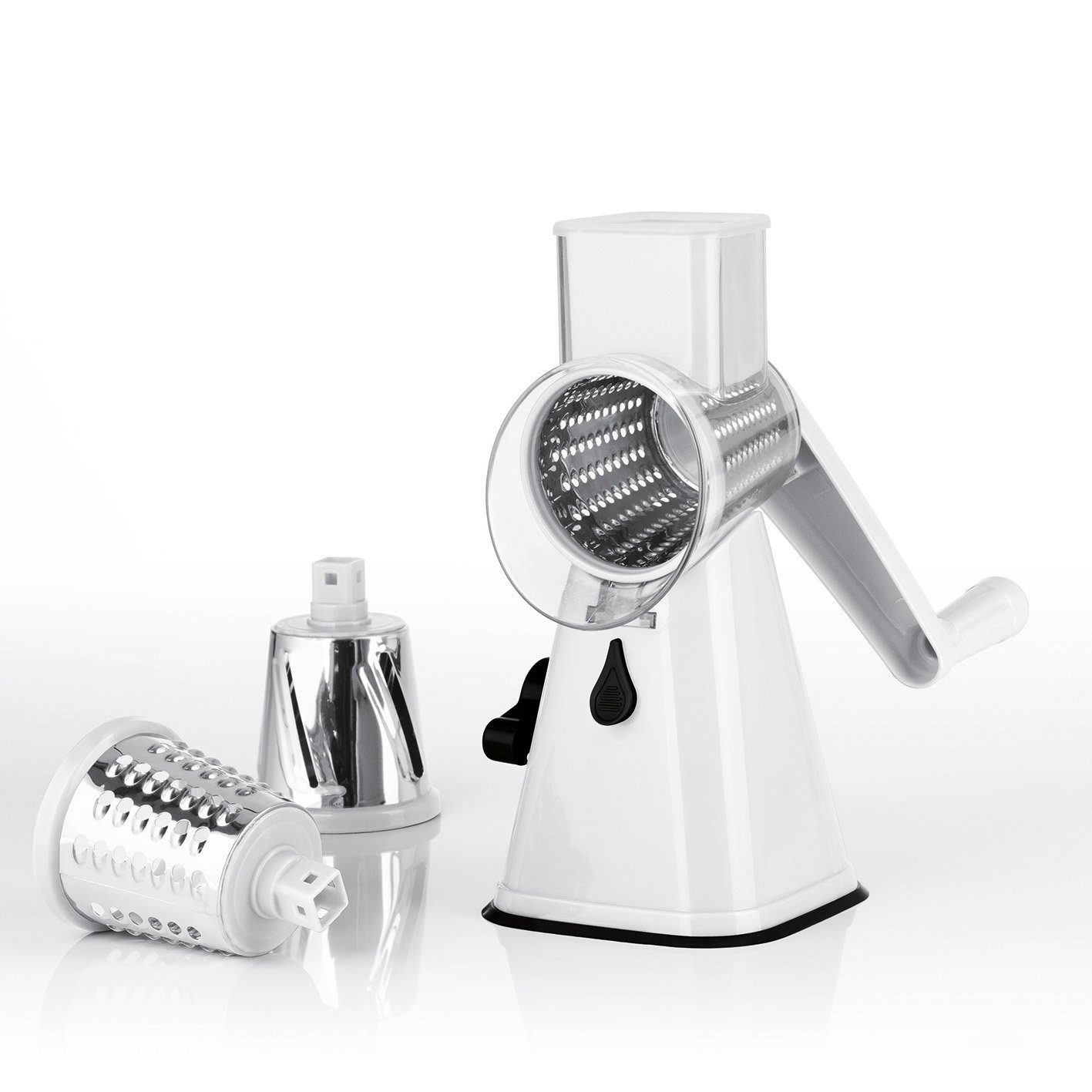 MAXXMEE Allesschneider MAXXMEE Multi-Schneider Spin Slicer 6-tlg. weiß