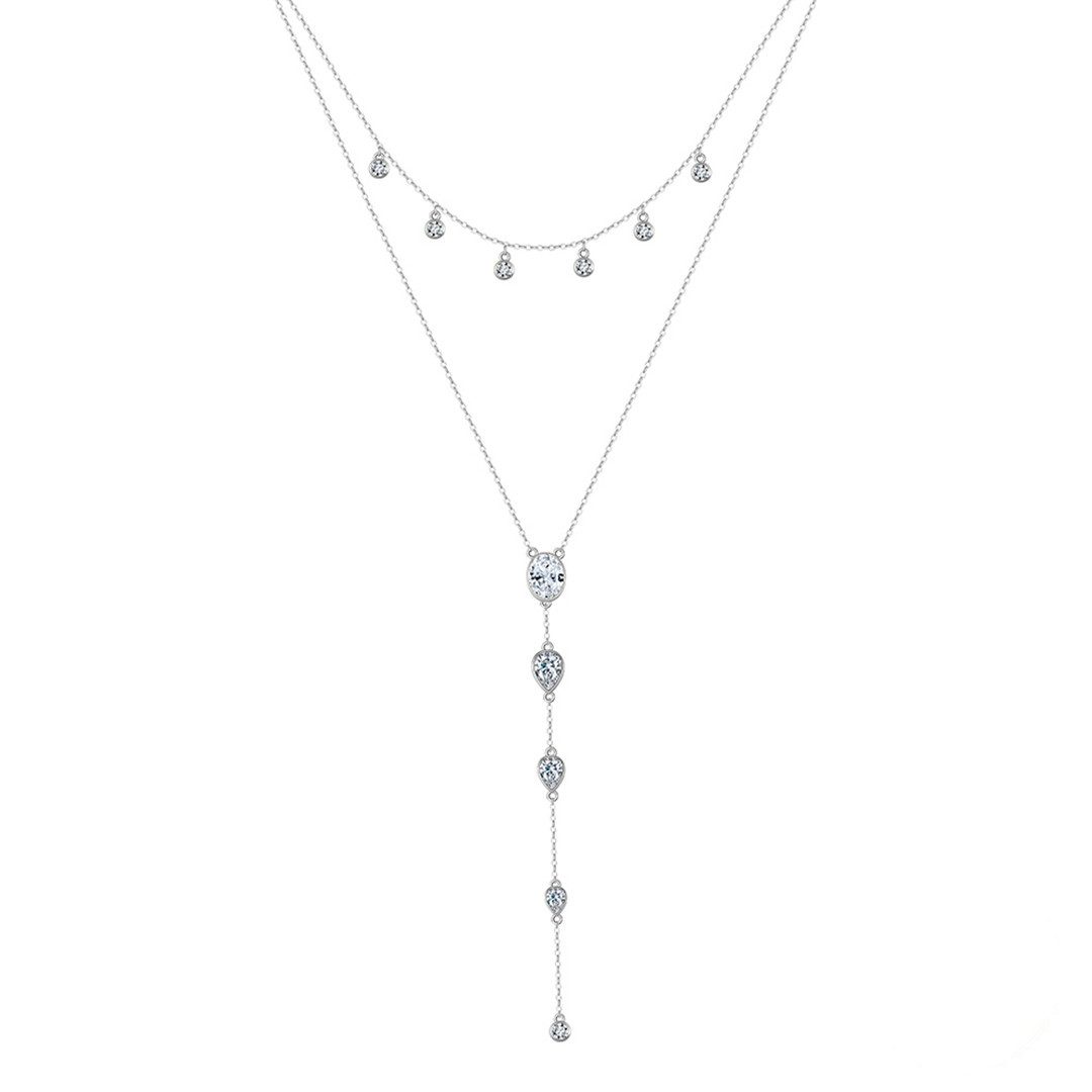 Suzan Gold Kette mit Anhänger Tearielle – Y-Kette aus 925 Silber mit Tropfe günstig online kaufen