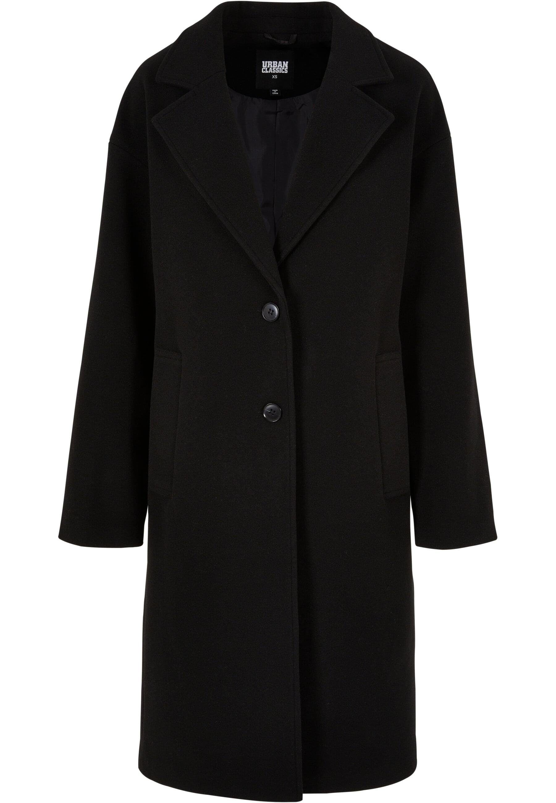 Ladies Coat Oversized Langjacke CLASSICS Long (1-St) URBAN Damen black