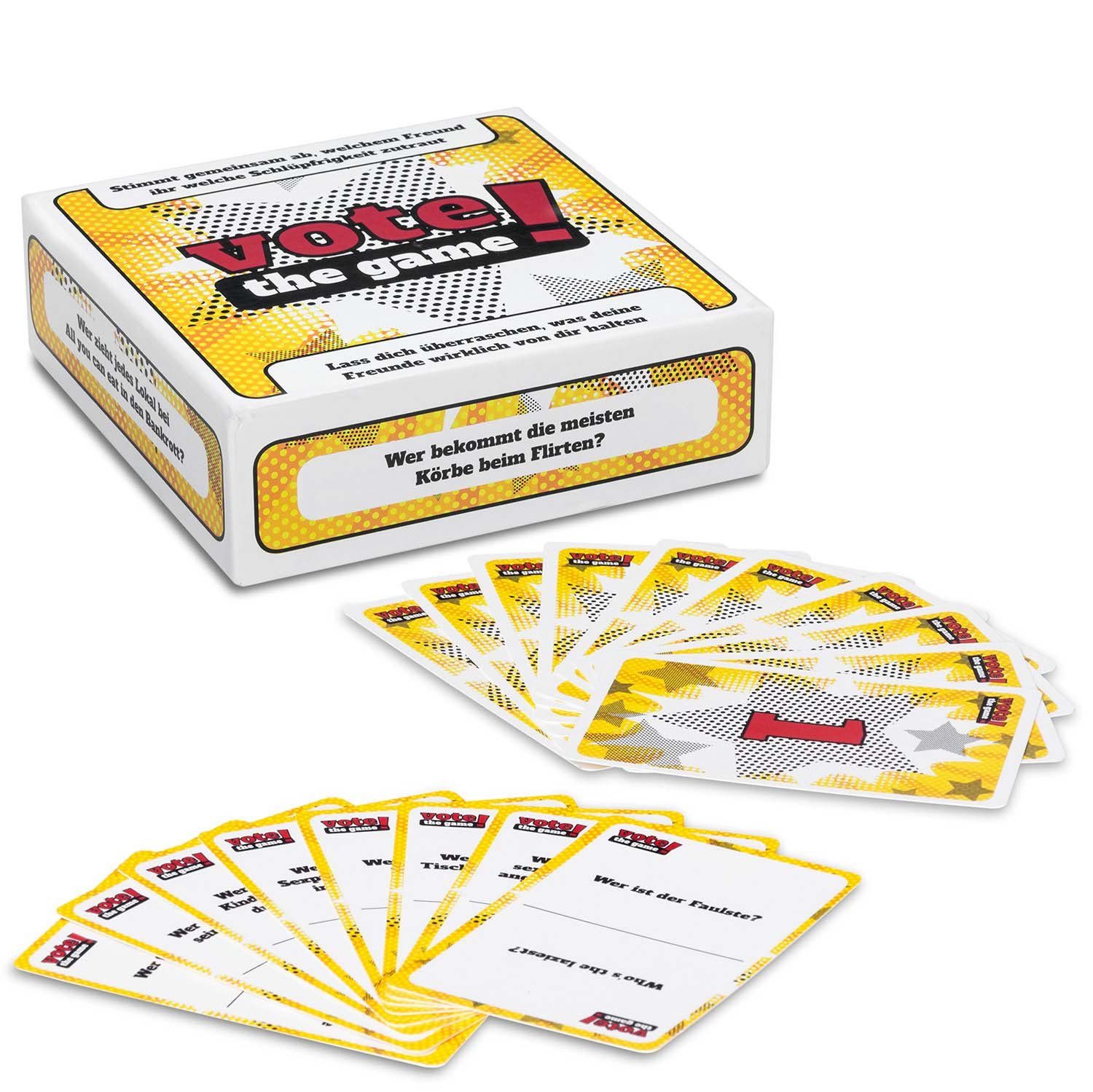 Goods+Gadgets Spiel The Voting Game – Personality Partyspiel, soziales & Gruppenspiel, The Voting Game Partyspiel, Lerne Deine Freunde Besser kennen!