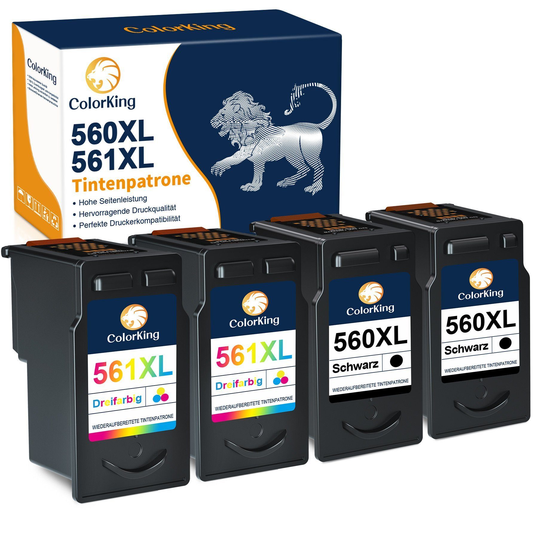 XXL PG-560XL CL-561XL Ersatz für CANON 560 XL 561 Tintenpatrone