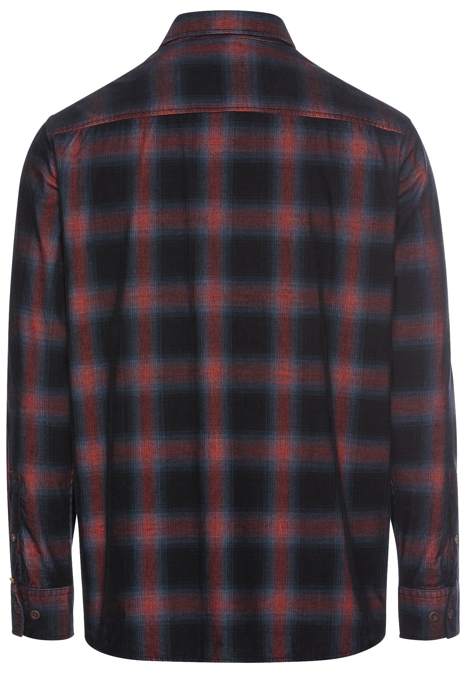 camel active Langarmhemd Langarm Hemd aus reiner Baumwolle günstig online kaufen