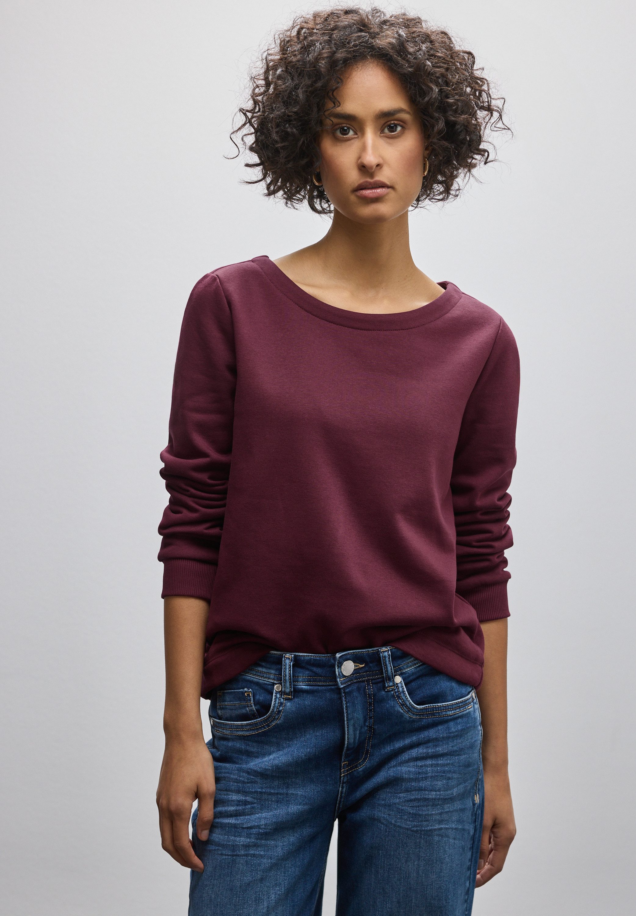 STREET ONE Sweatshirt im soften Baumwoll-Mix