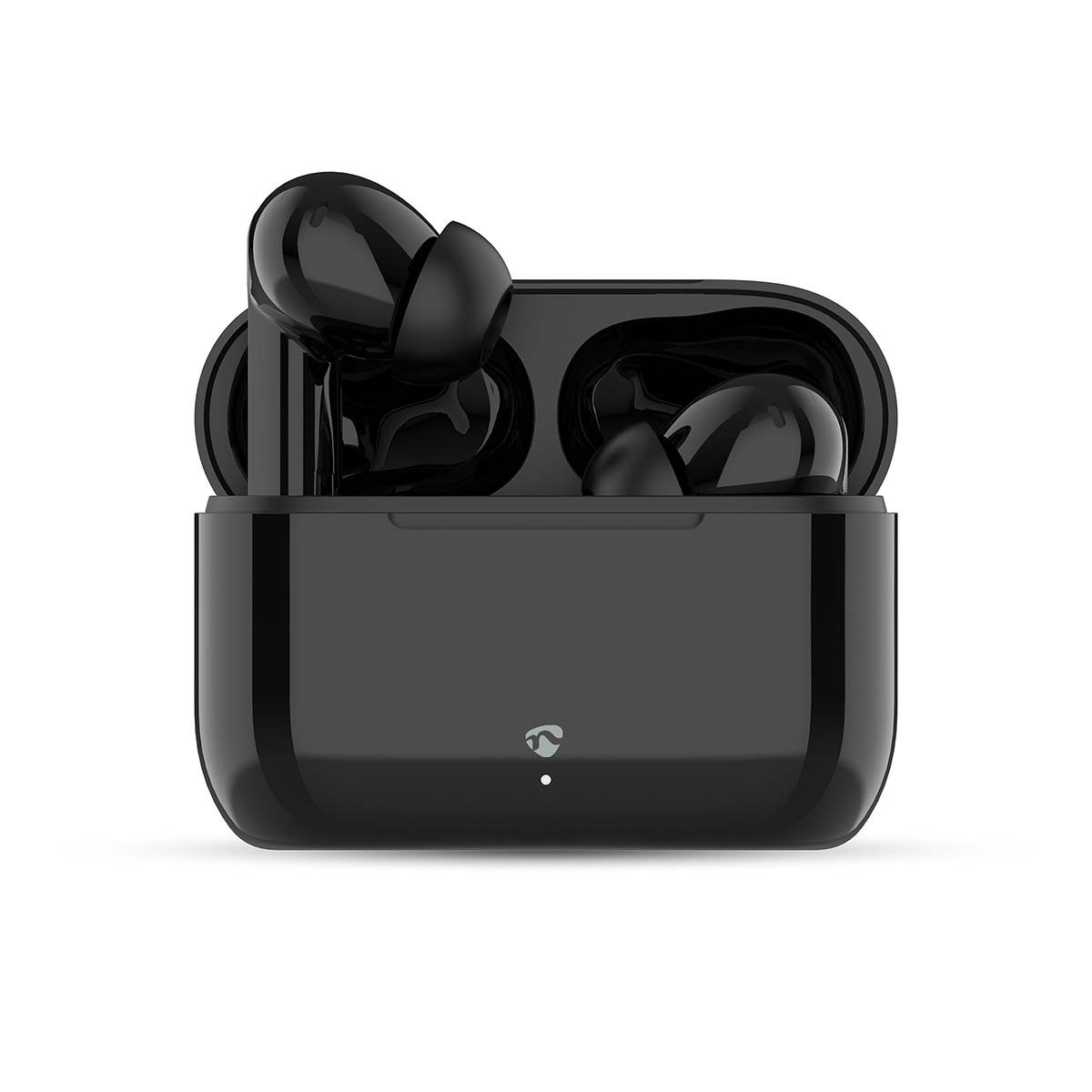 Nedis HPBT2425BK In-Ear-Kopfhörer (Bluetooth 5.2, ENC, 24 h Gesamtspielzeit, berührungssteuerung, Bluetooth®, Bluetooth 5.2, ENC, 24 h Gesamtspielzeit, berührungssteuerung)