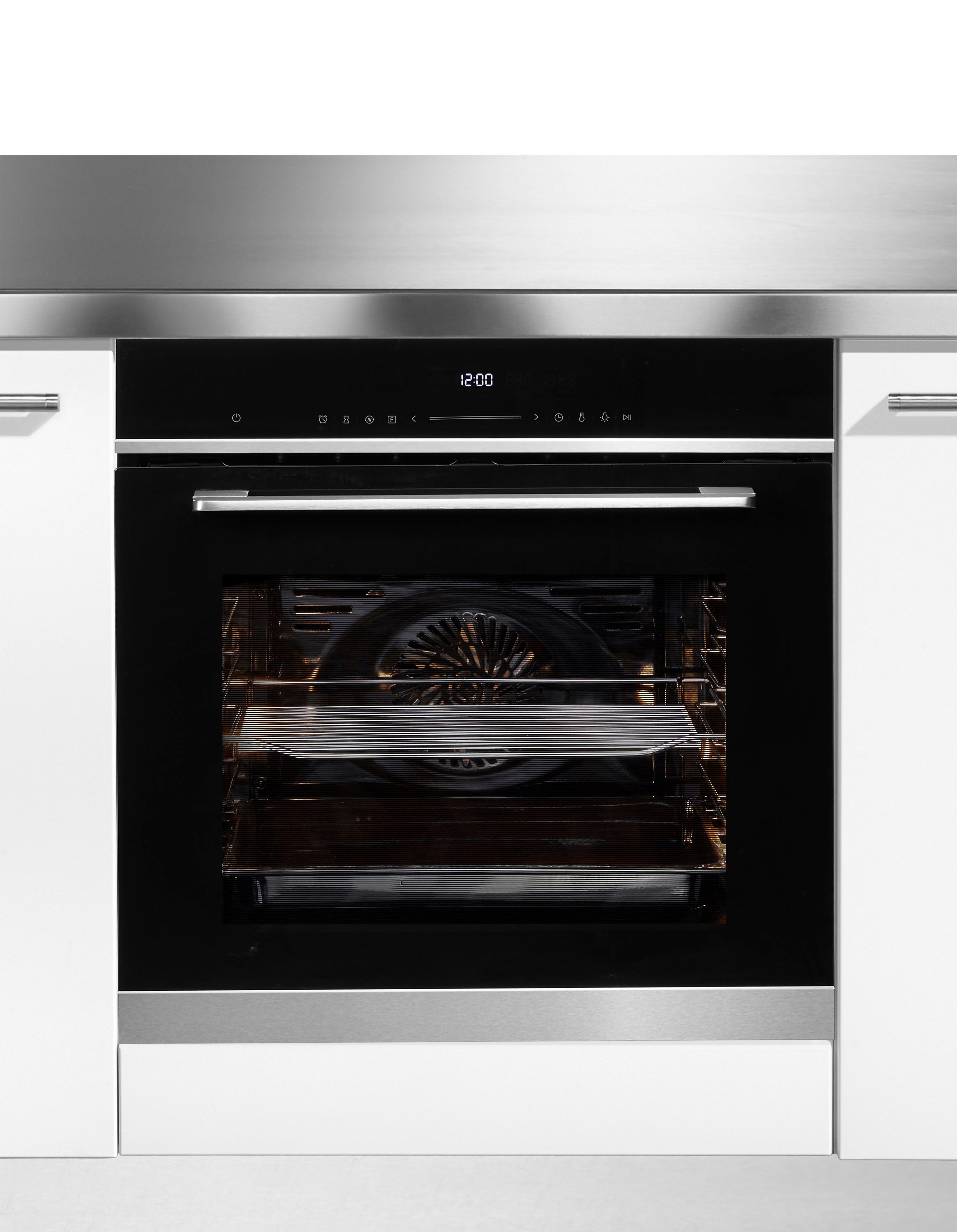 Hanseatic Einbaubackofen 7NM30T0-E111E00, Pizzastufe - damit die Pizza perfekt wird