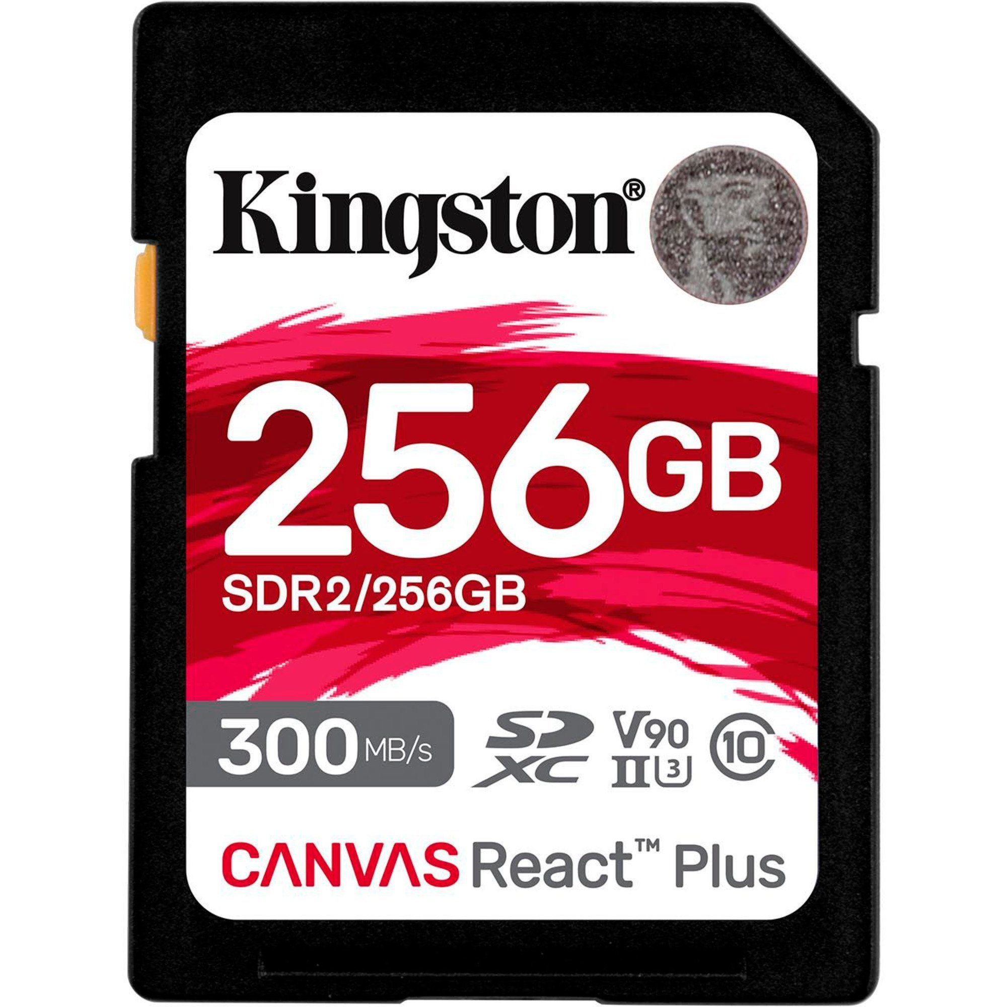 Kingston Kingston Canvas React Plus 256 GB SDXC, externer Speicher (256 GB GB)