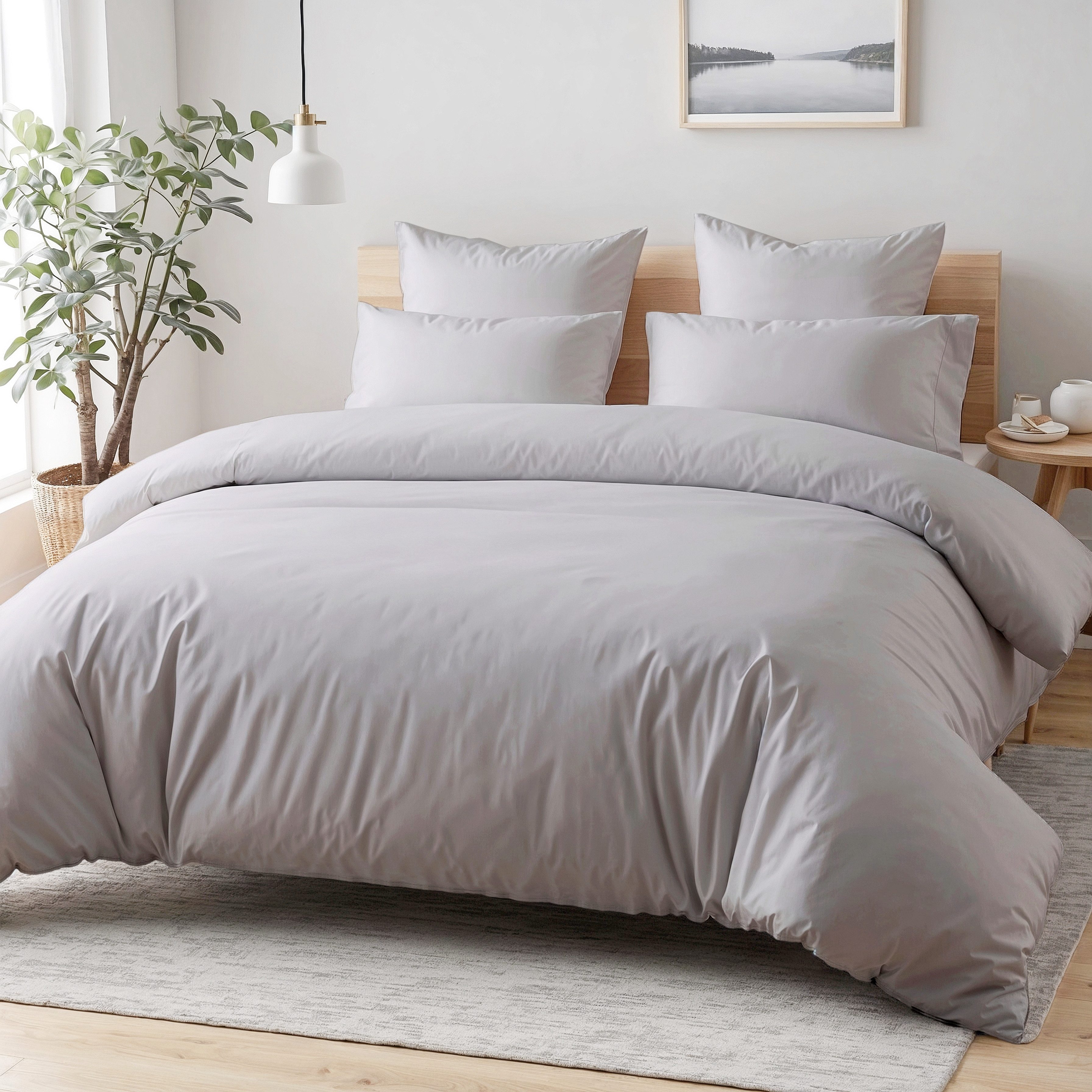 Cozyor Bettwäsche Allergiker Bettwäsche extra weich, 135x200 155x200 155x220 200x200, Mikrofaser, 3 teilig, allergikerfreundlich