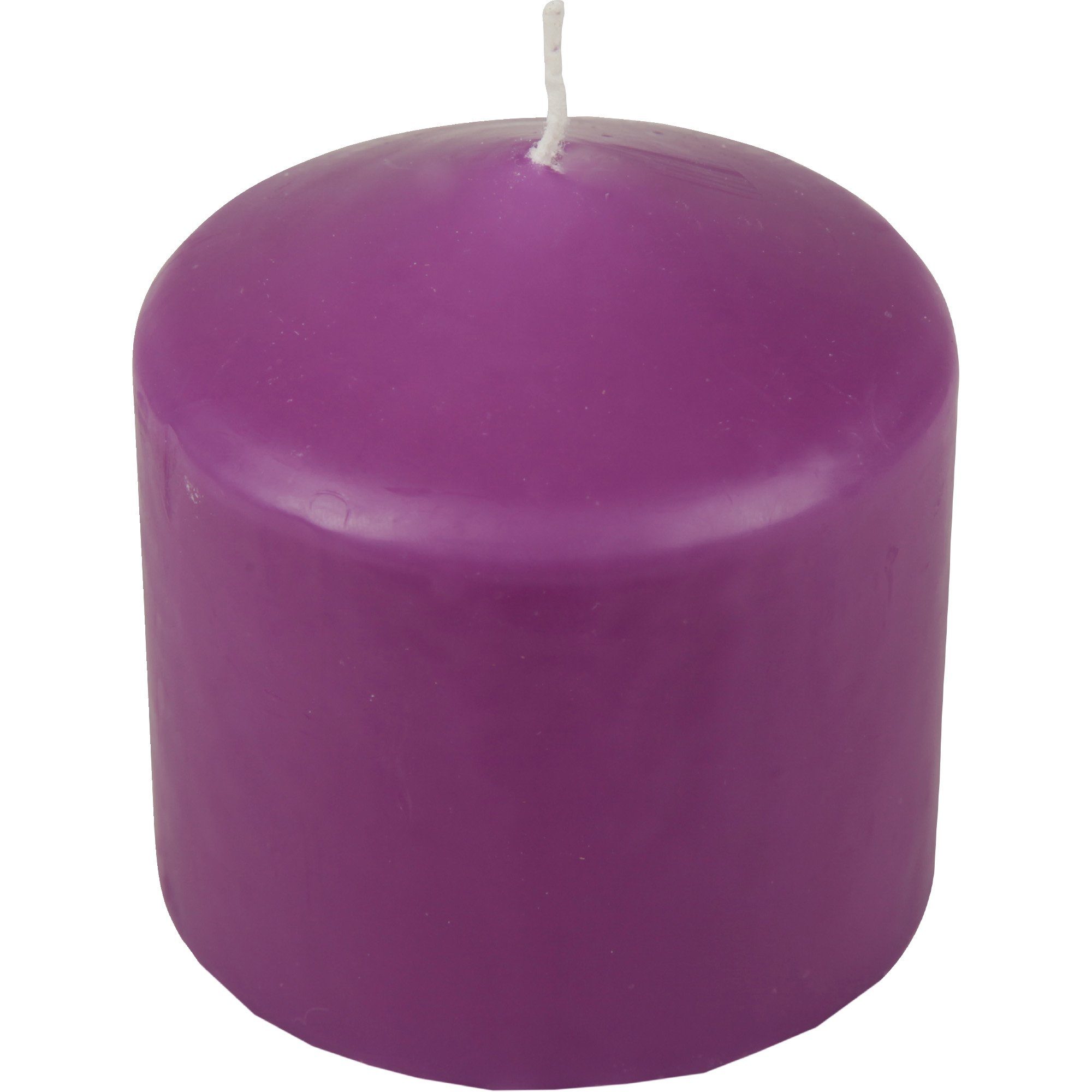 HS Candle Adventskerze Stumpenkerze (1-tlg), Wachskerzen Ø8cm x 8cm Kerzen in vielen Farben