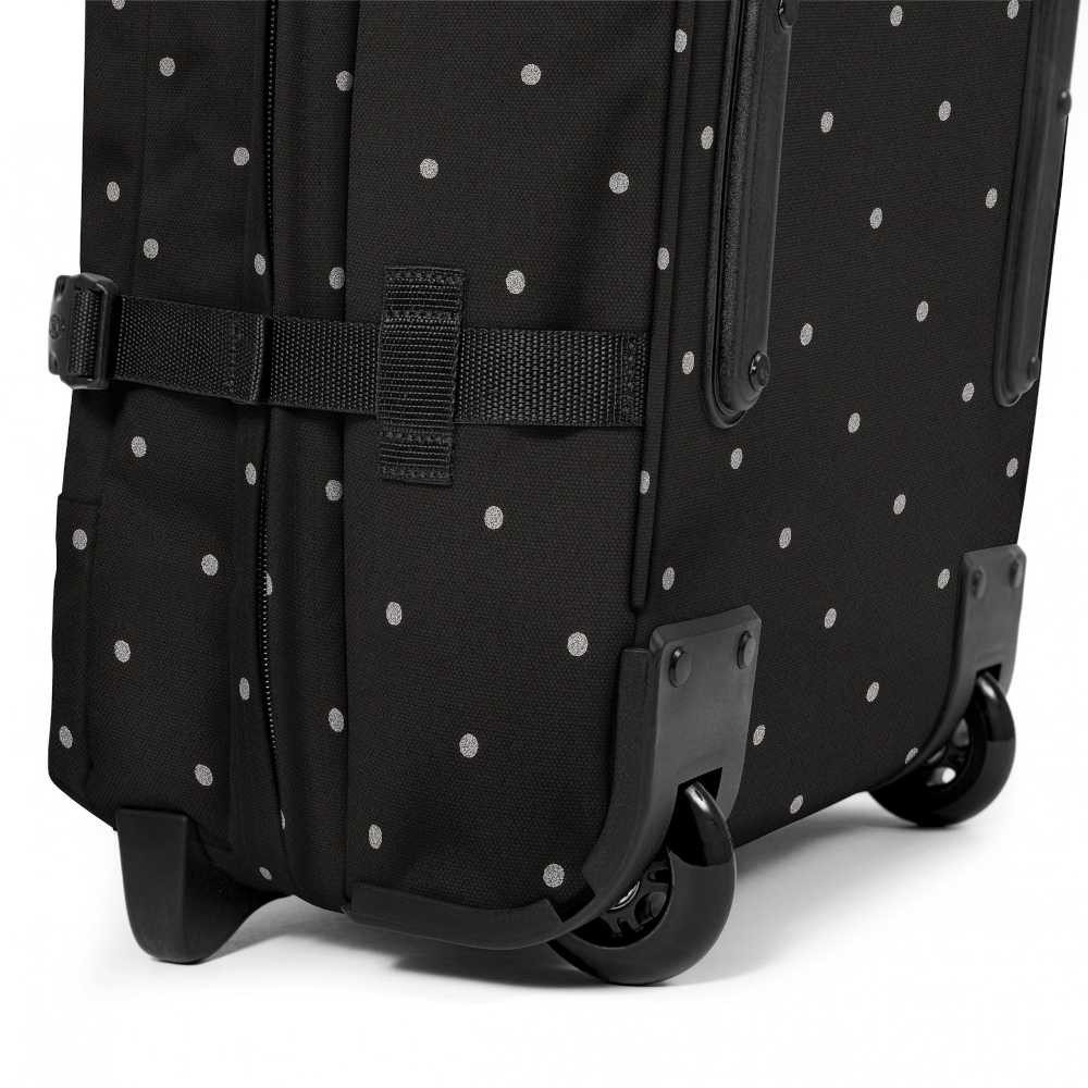 Eastpak Weichgepäck-Trolley EASTPAK Trolley Tranverz M DotsBlackSilver 78L EK000062L6W3 schwarz TS, 2 Rollen