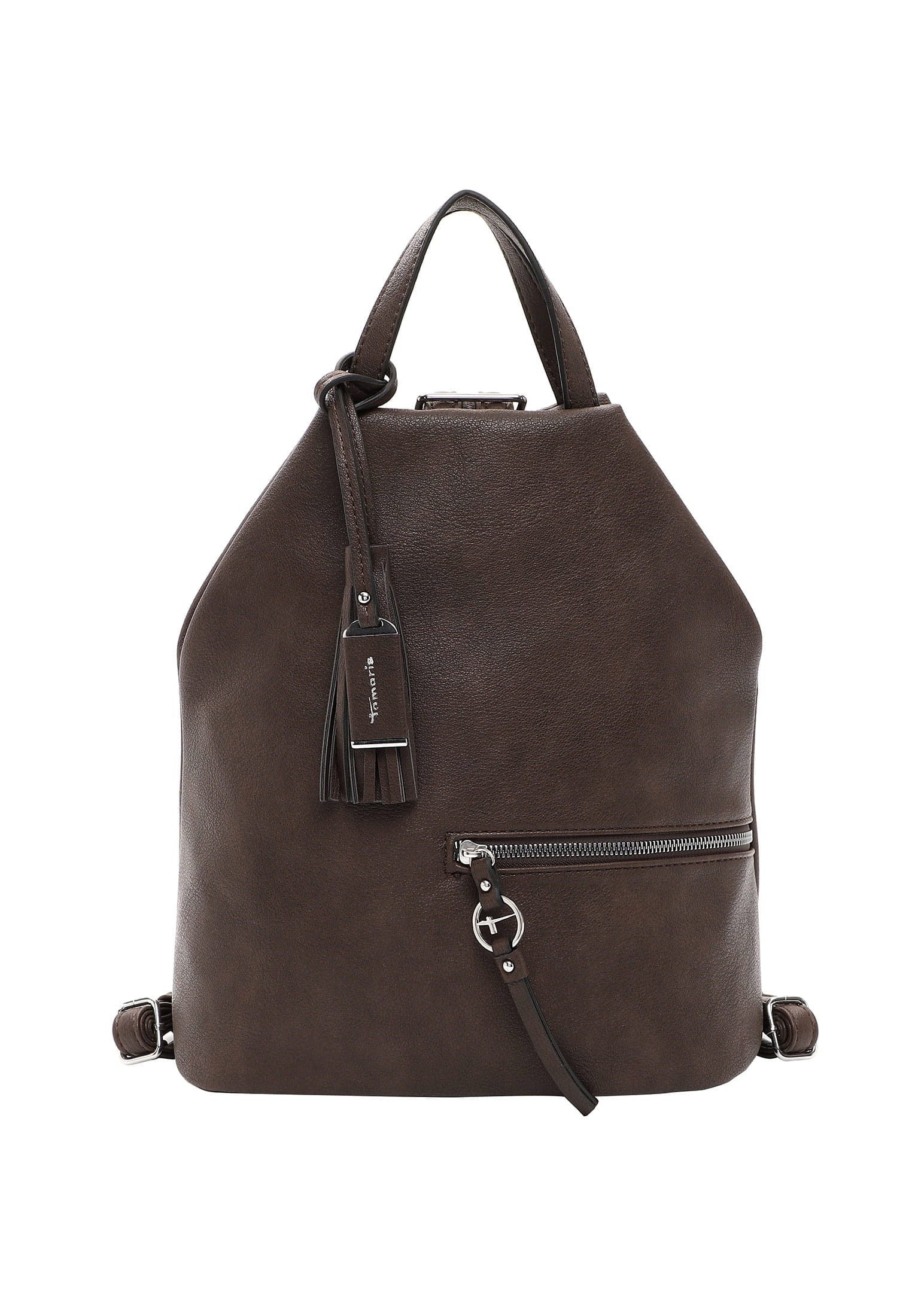 Tamaris Cityrucksack TAS Nele, Logo Anhänger
