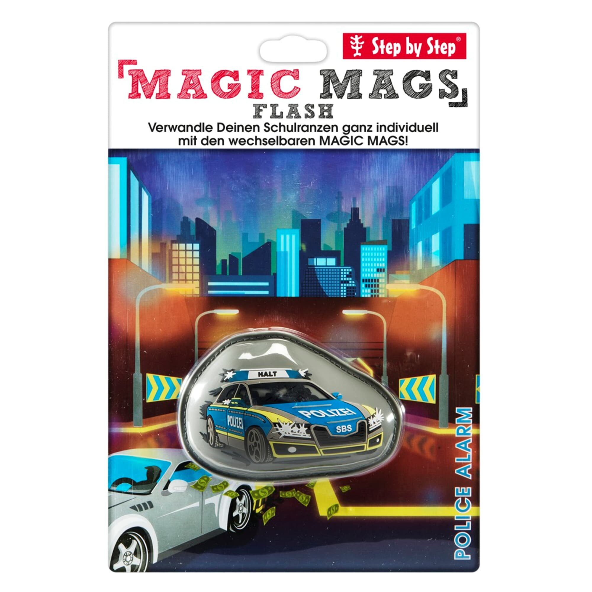 Step by Step Schulranzen MAGIC MAGS Police Alarm Rick