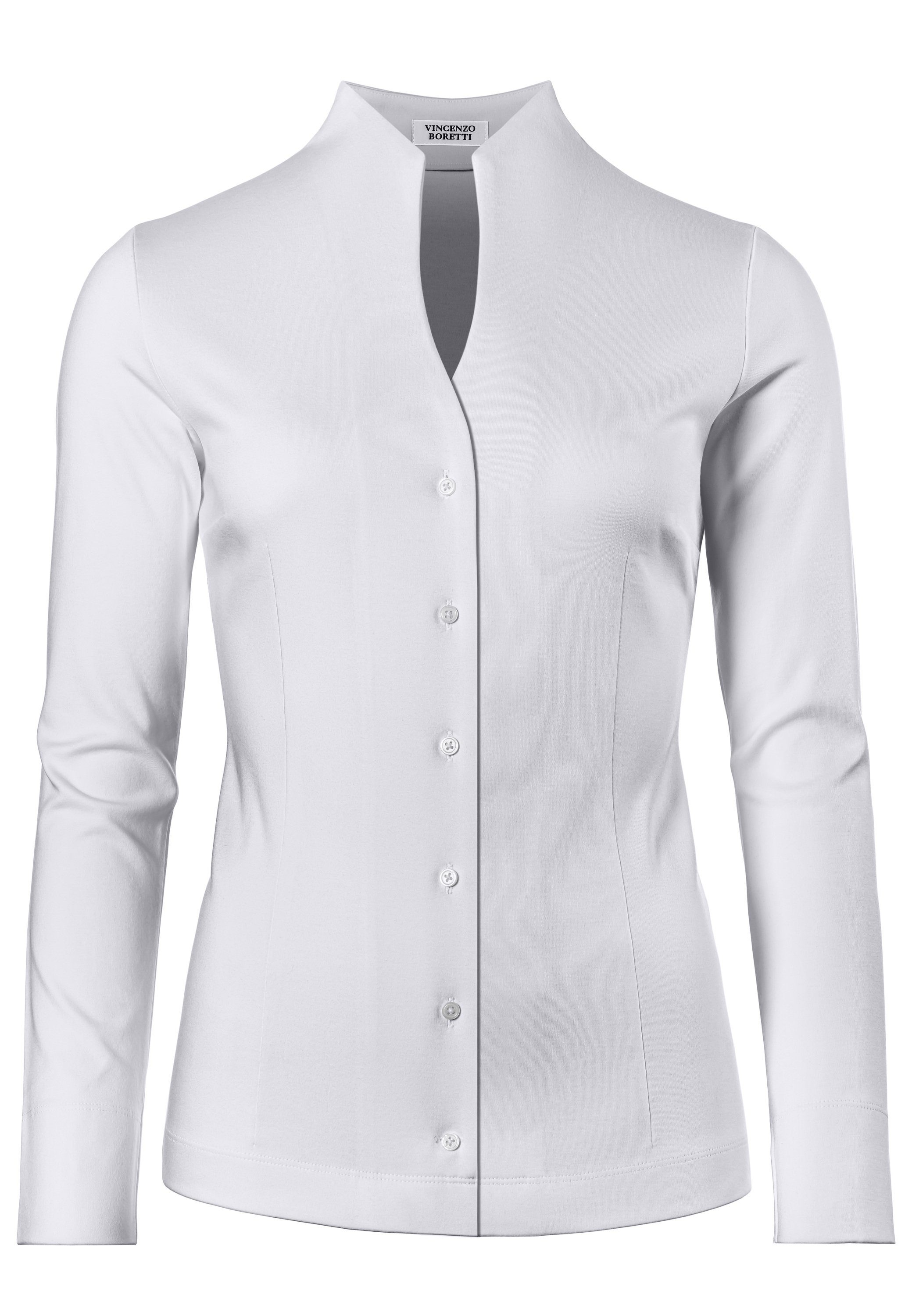 Vincenzo Boretti Klassische Bluse leicht tailliert günstig online kaufen