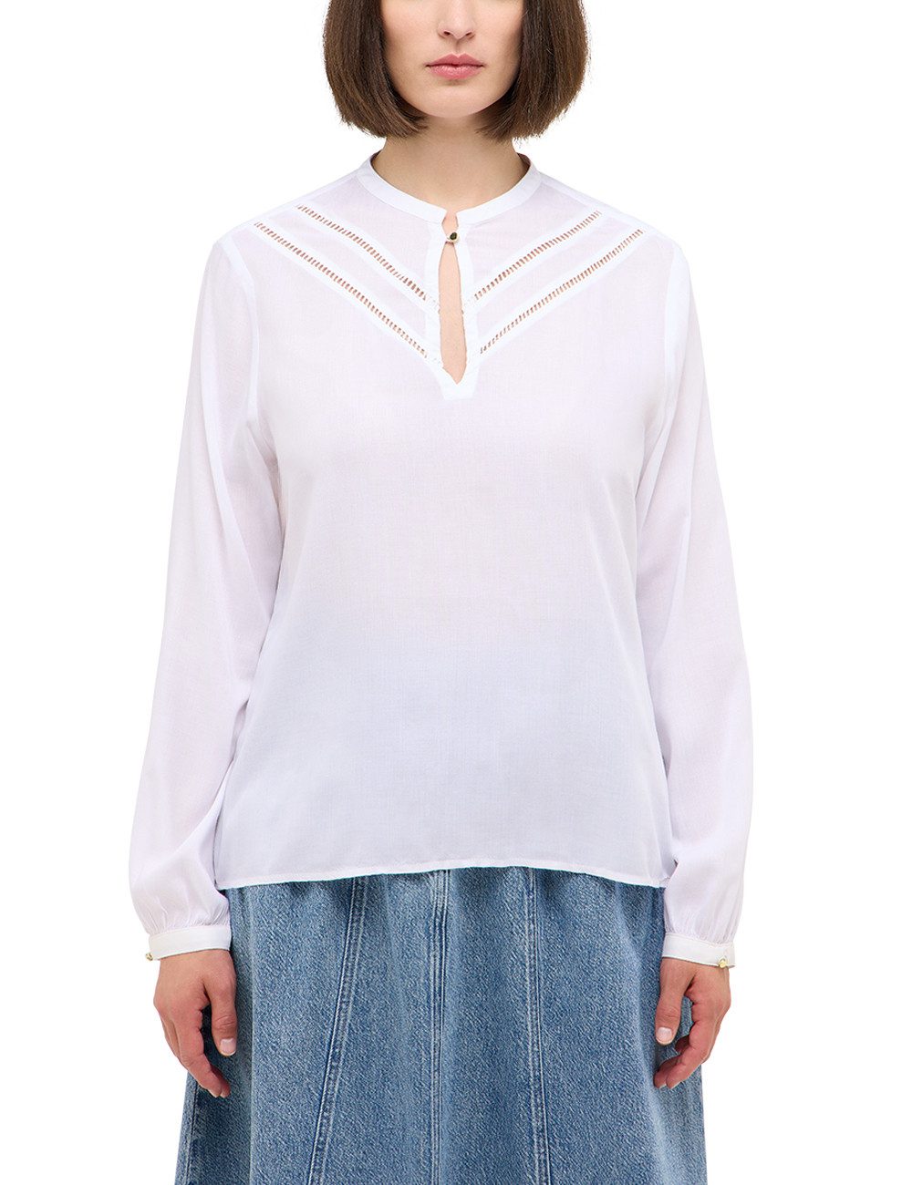 MUSTANG Langarmbluse Damen Style Elsberry günstig online kaufen