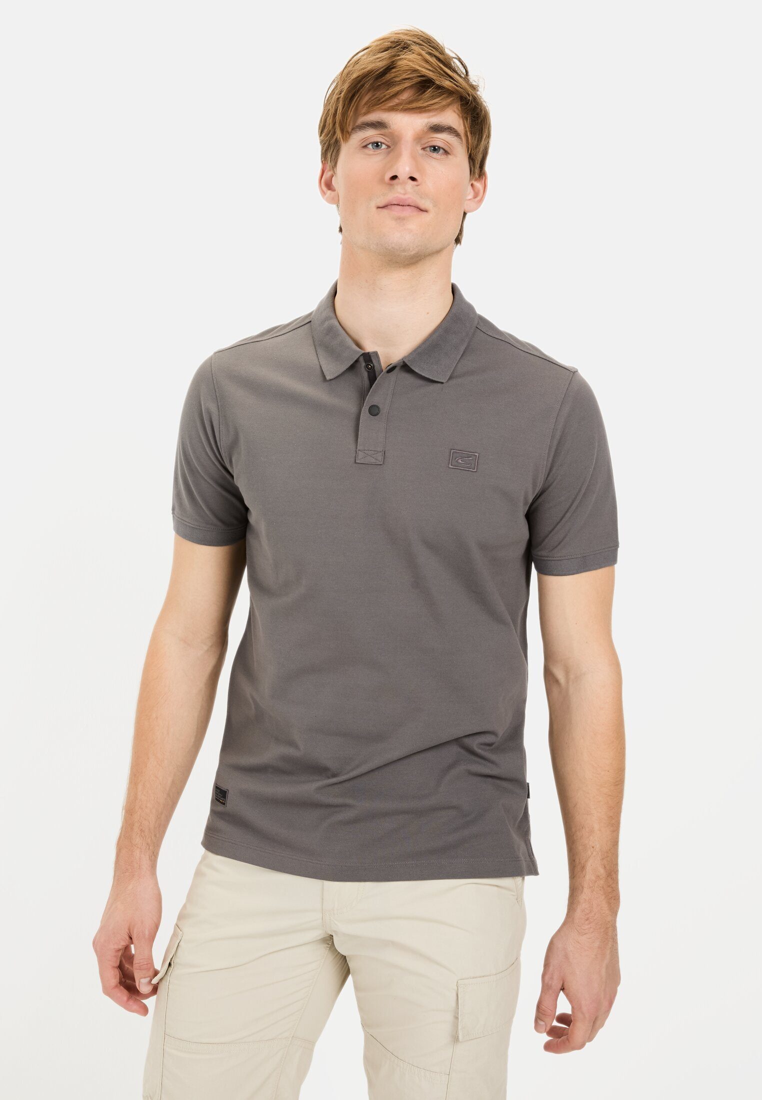 camel active Poloshirt mit Logo-Stickerei günstig online kaufen