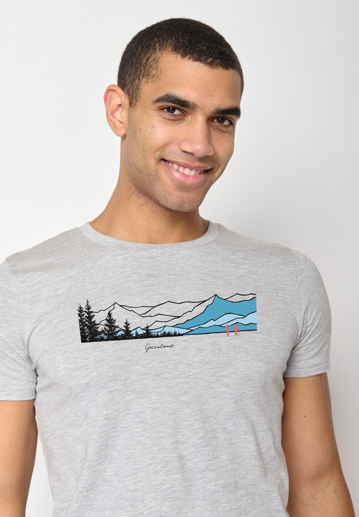 GreenBomb T-Shirt Guide Nature Hike Together Motiv Natur (1-tlg., 1) klassi günstig online kaufen