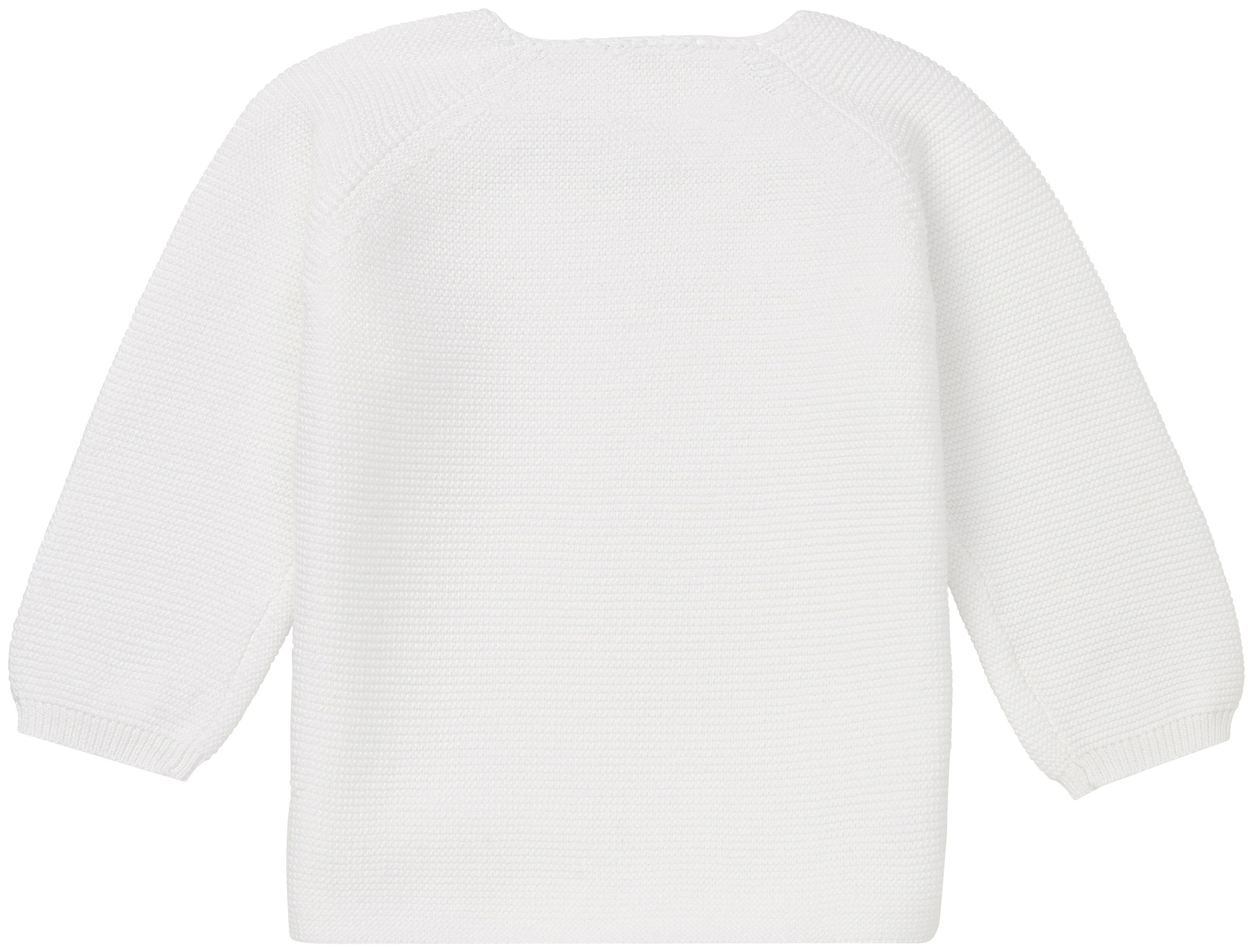 Pino Noppies Strickjacke Noppies White (1-tlg) Cardigan