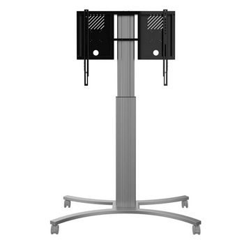 Celexon Expert Display-Rollwagen Adjust-4286MS - 70cm Hub TV-Wandhalterung, (bis 86 Zoll, elektrisch höhenverstellbar, max VESA 800 x 600, schwarz/silber)