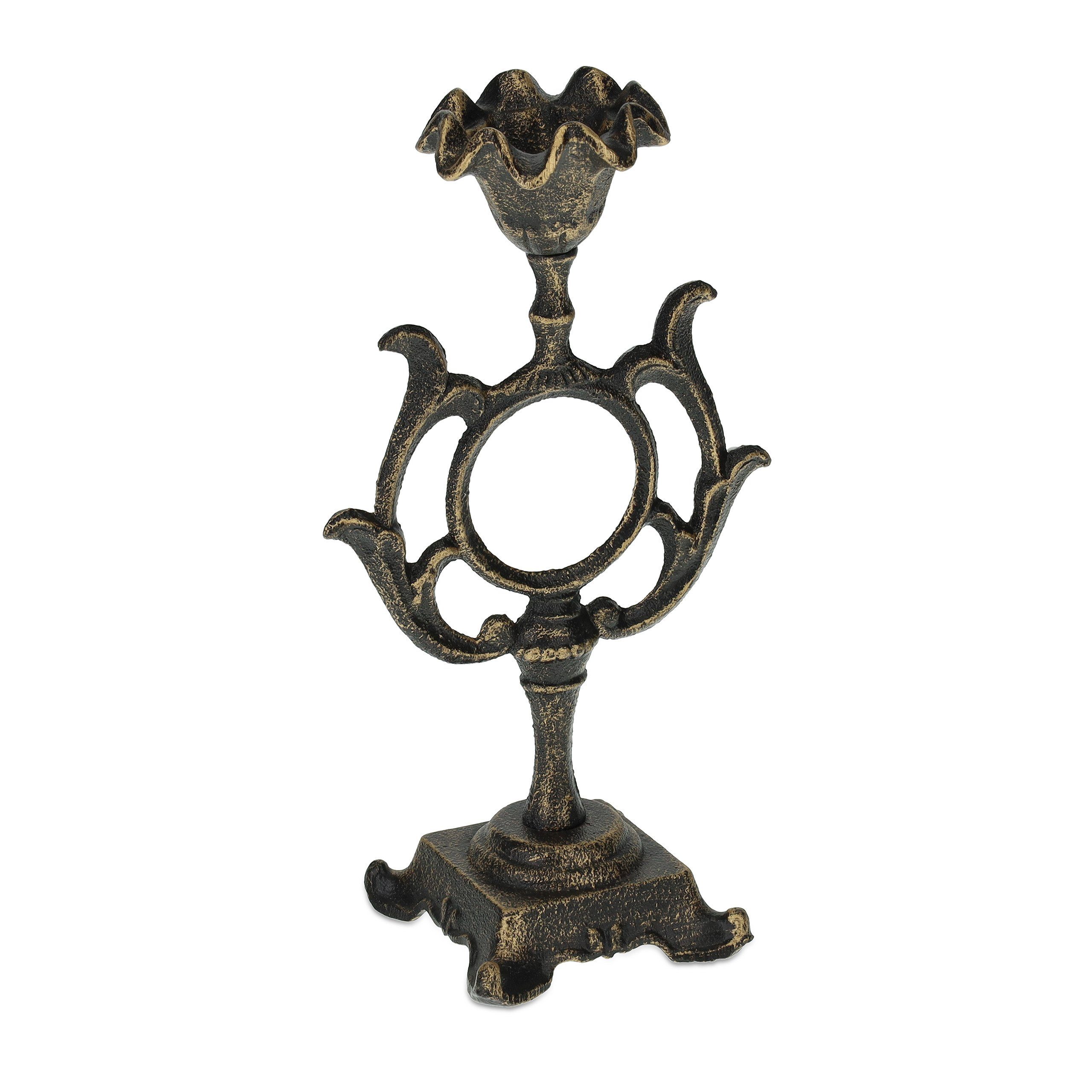 relaxdays Kerzenständer antik, Bronze günstig online kaufen