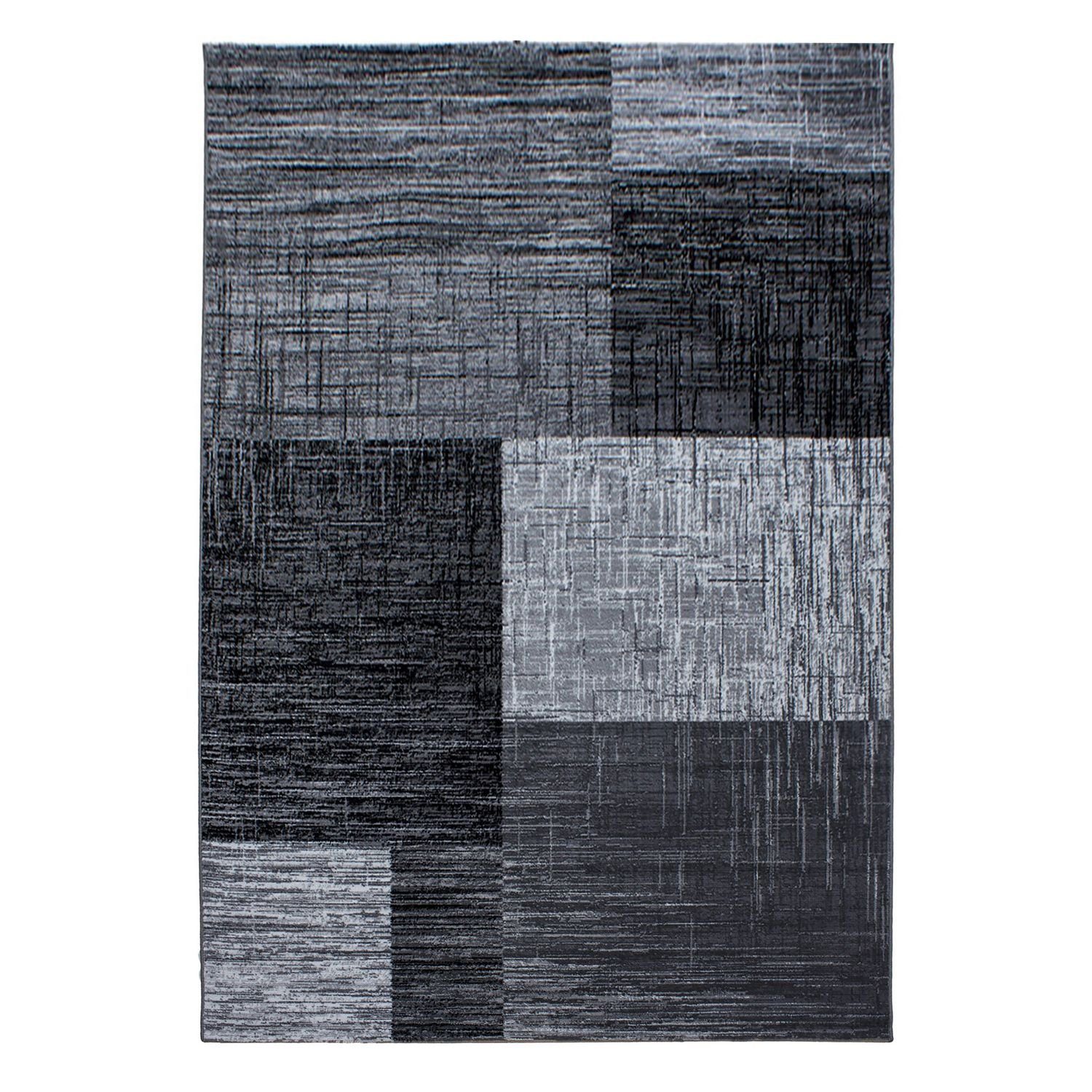 Teppich Kurzflor Teppich Pago Schwarz