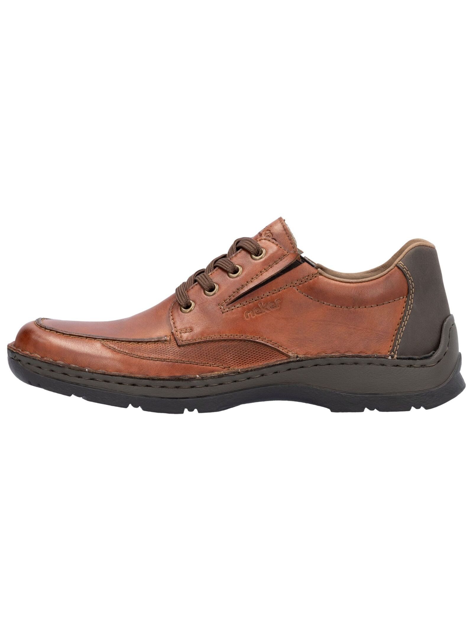 Rieker Halbschuhe Glattleder Schnürschuh günstig online kaufen