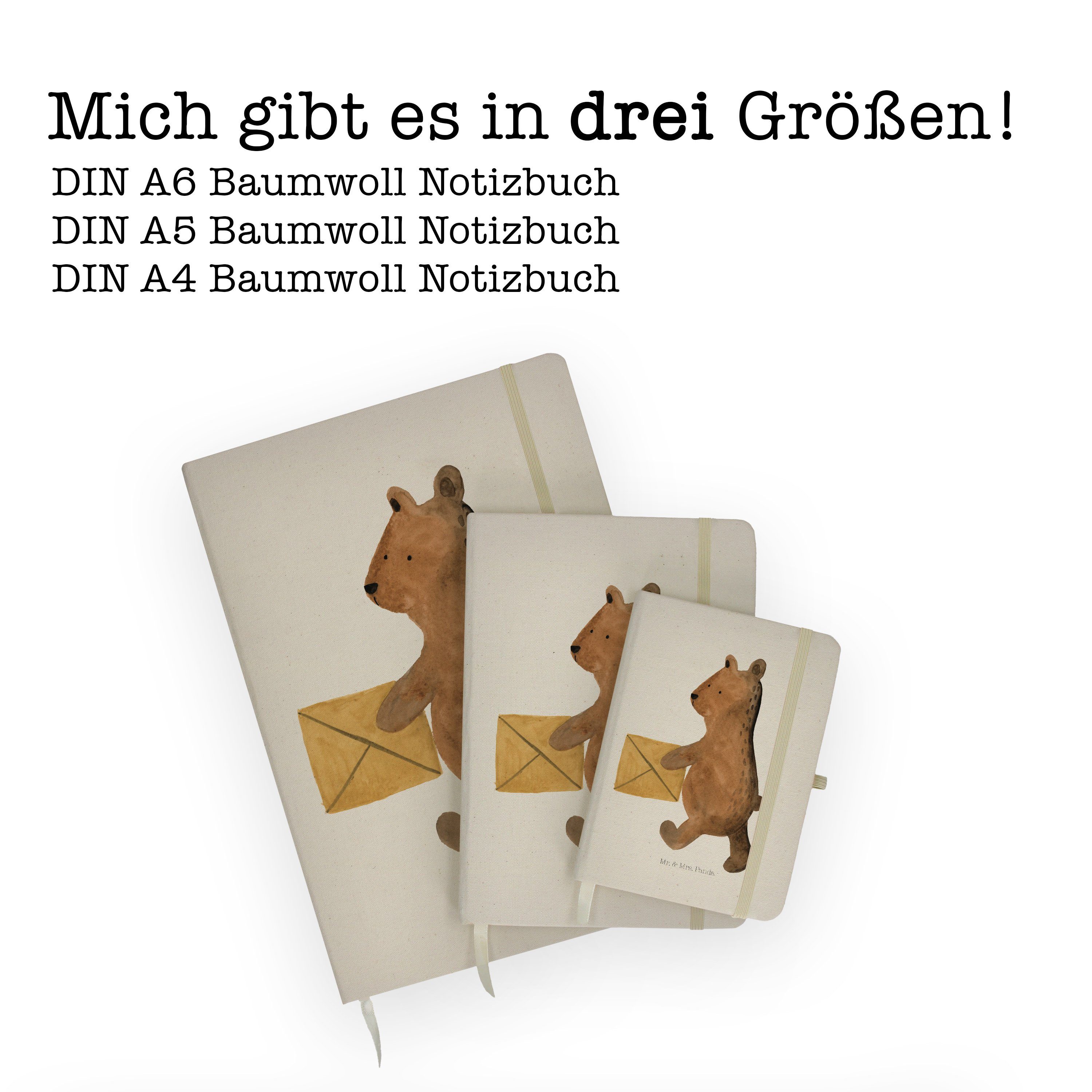 Adressbuch, - J & Notizbuch Tagebuch, Transparent Kladde, Mr. Mrs. Zuhause - Panda Bär & Geschenk, Mrs. Mr. Panda