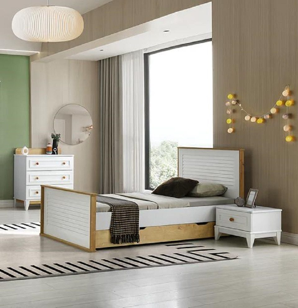 Jugendzimmer-Set Garnitur Bett Schlafzimmer Kinderzimmer Set Möbel