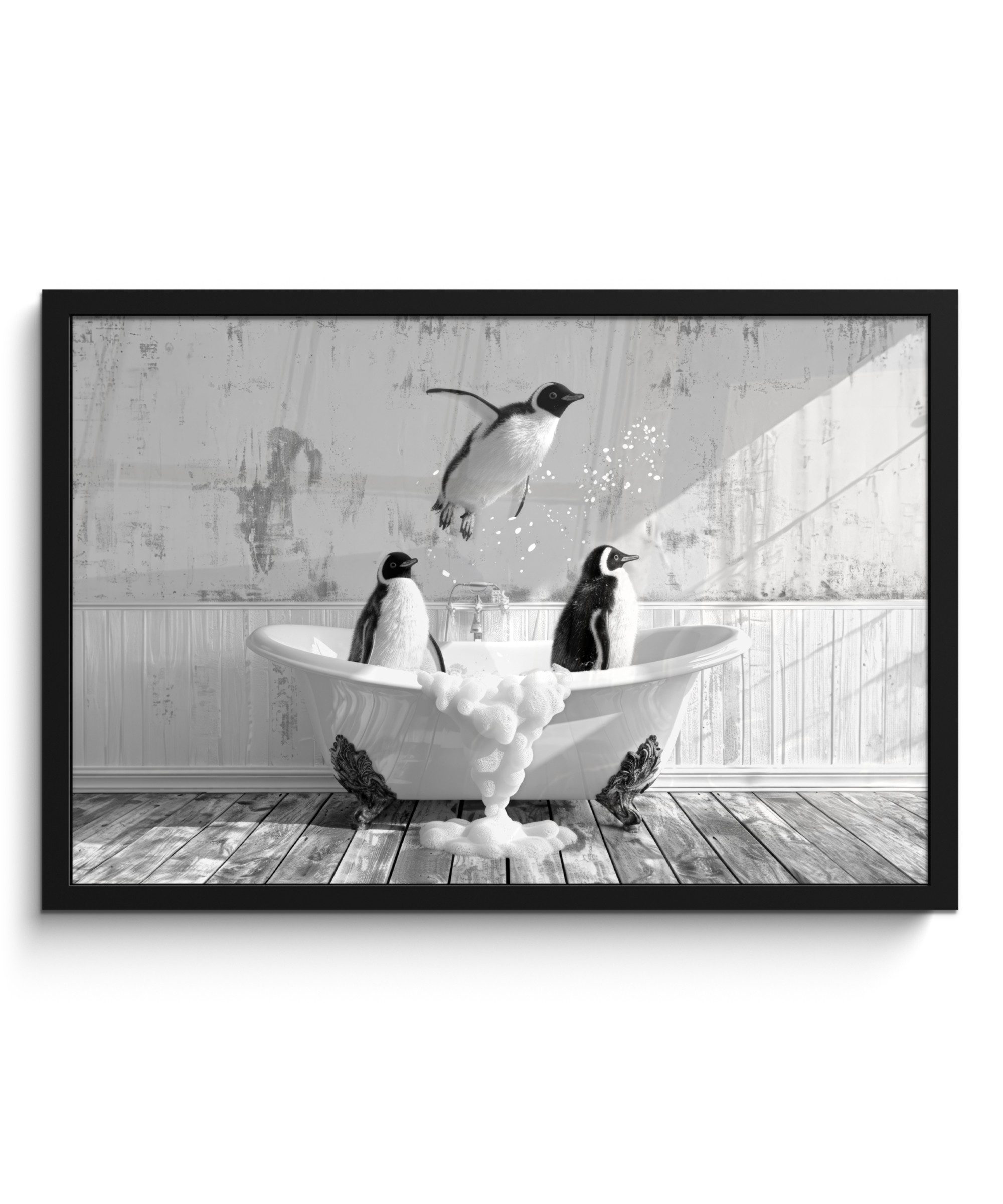 MuchoWow Poster Pinguine - Vintage - günstig online kaufen