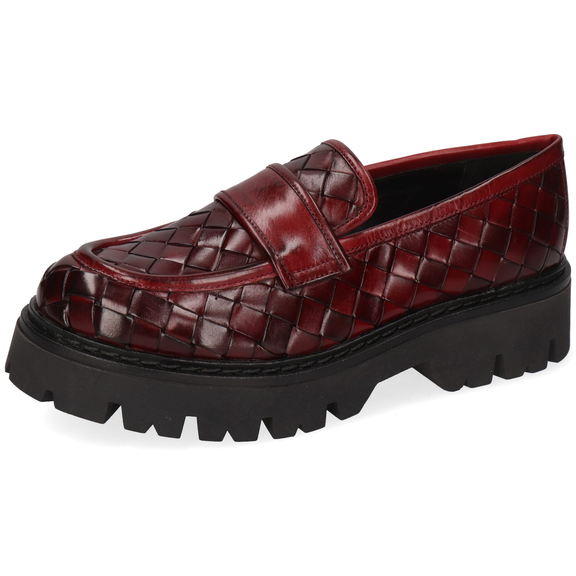 Melvin & Hamilton Thelia 6 Leder-Loafers für Damen Loafer Plateausohlen, Echtes Leder, Vegetabile Gerbung